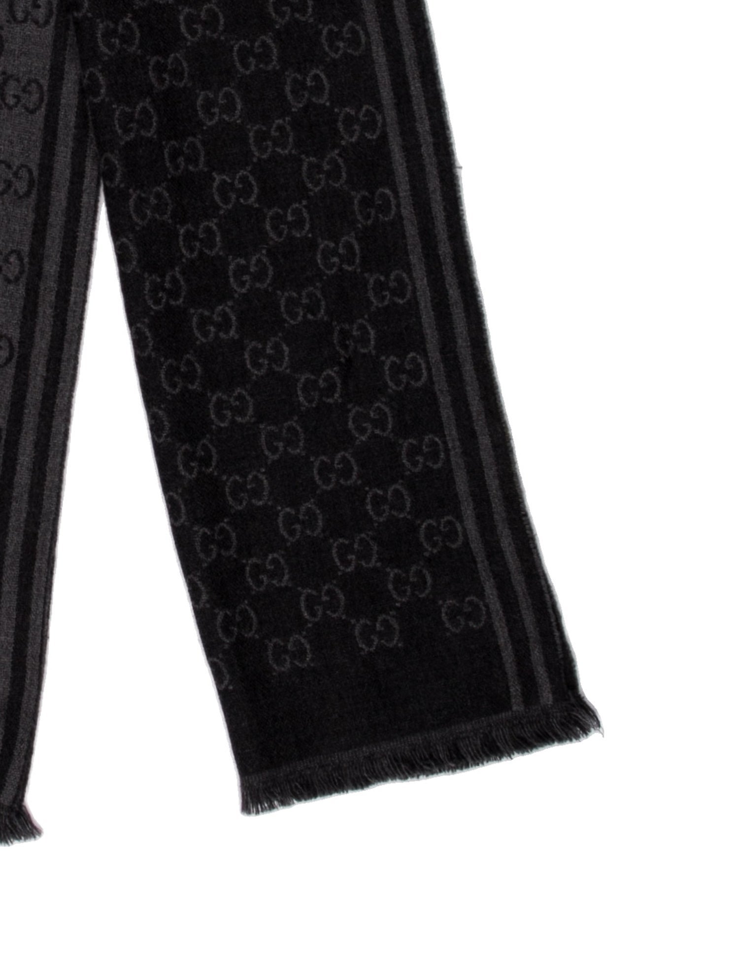 Gucci Wool GG Logo Scarf