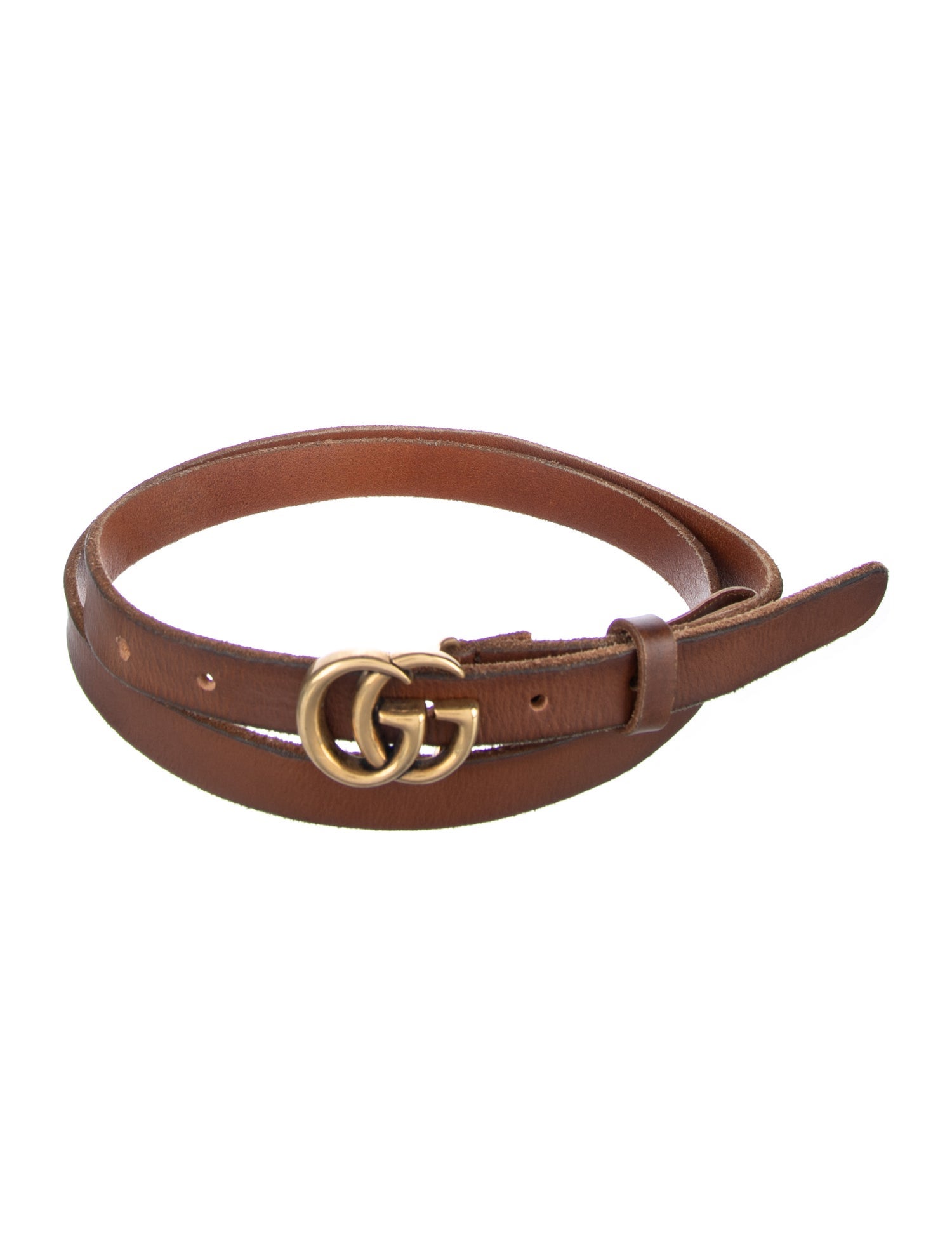 Gucci Skinny Leather Belt