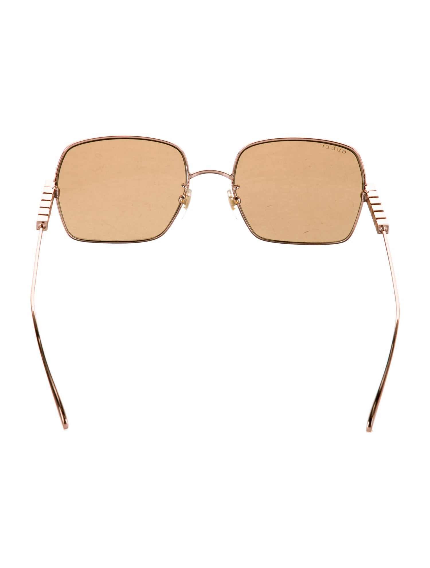 Gucci Web Accent Square Sunglasses