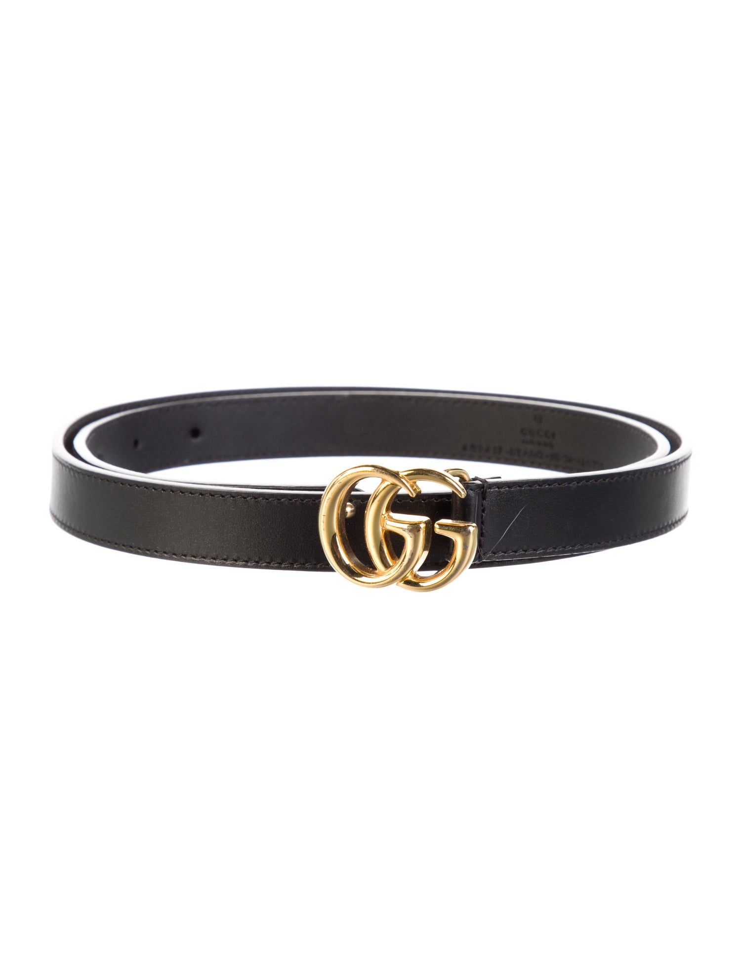 Gucci Skinny Leather Belt