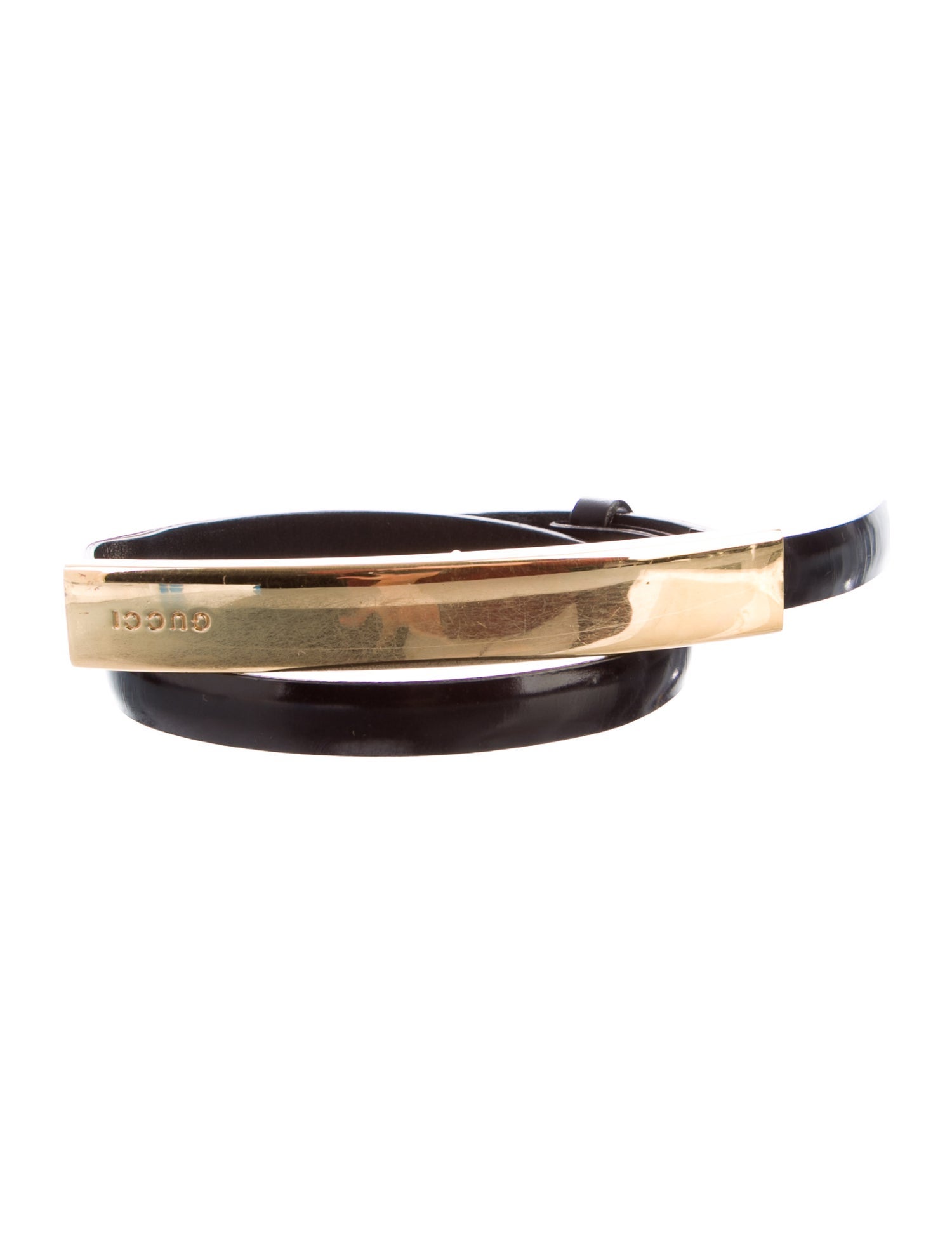 Gucci Skinny Leather Waist Belt