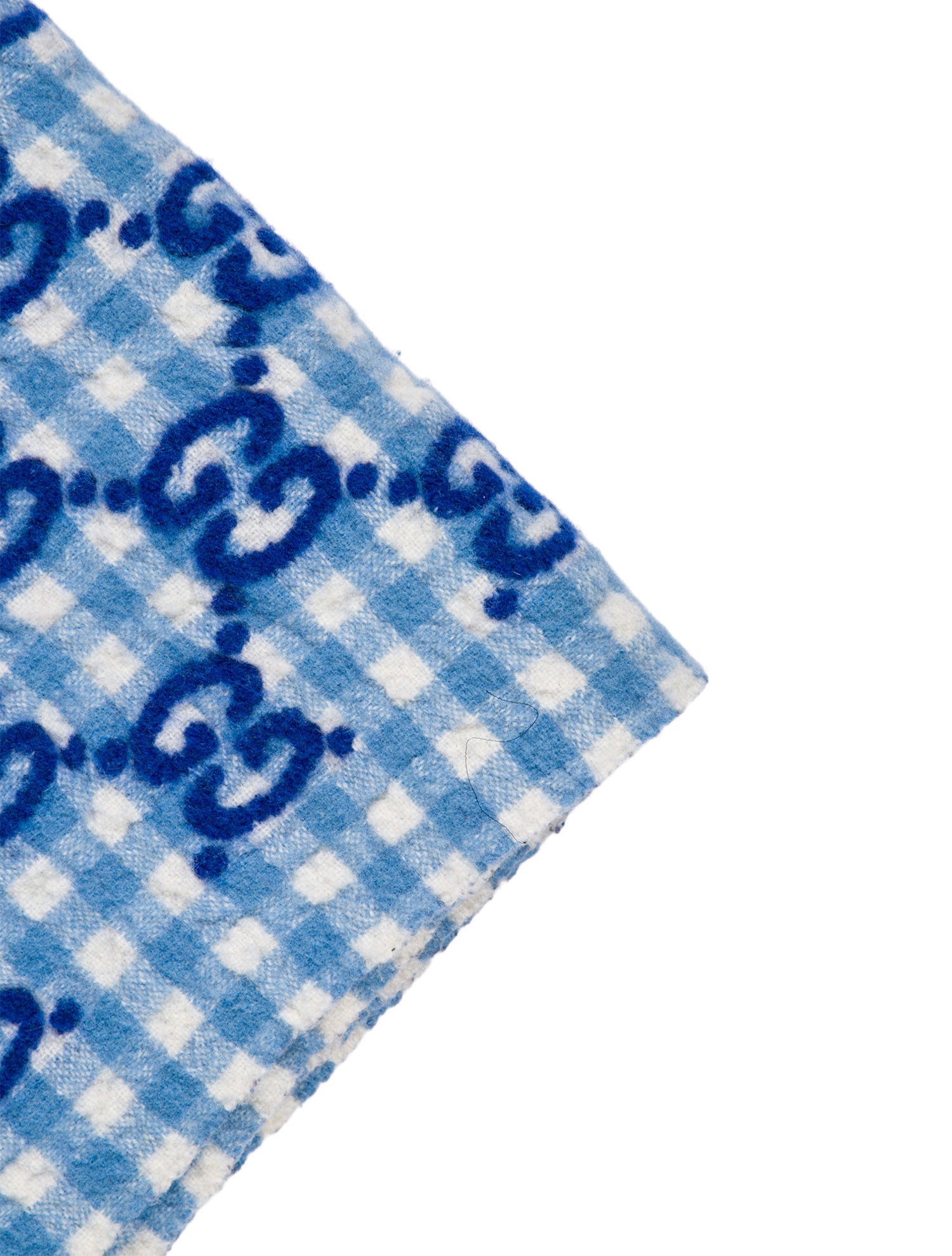 Gucci GG Gingham Baby Blanket