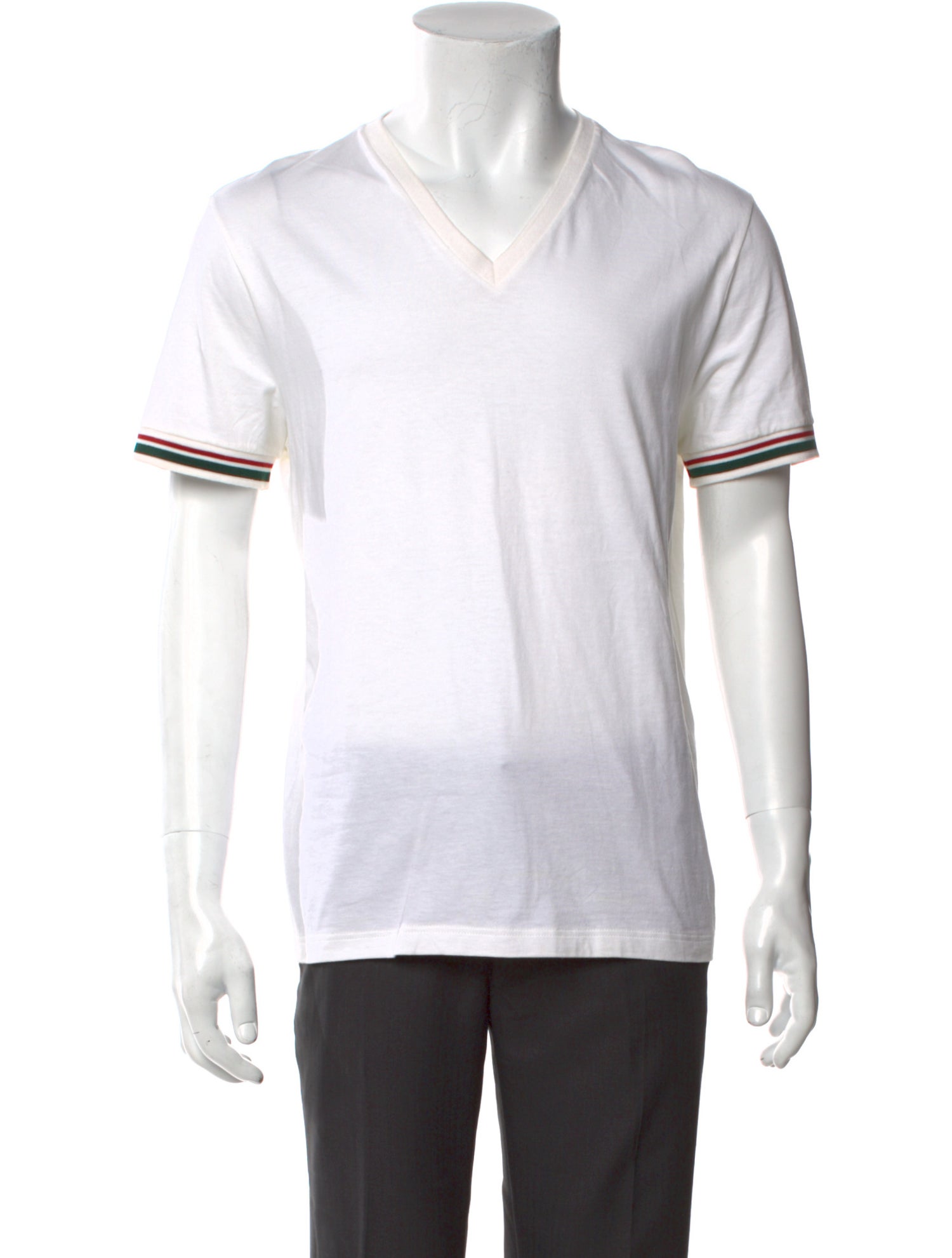 Gucci Web Accent Striped T-Shirt