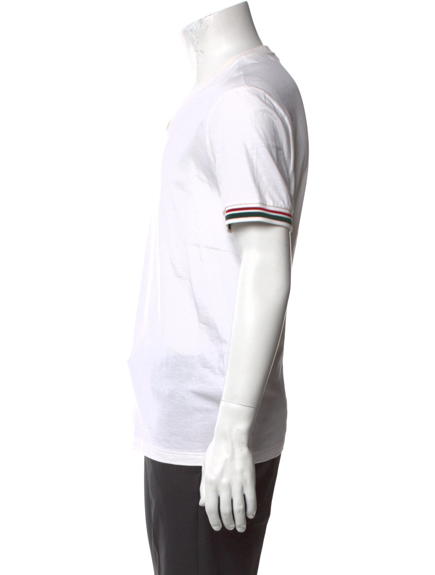 Gucci Web Accent Striped T-Shirt