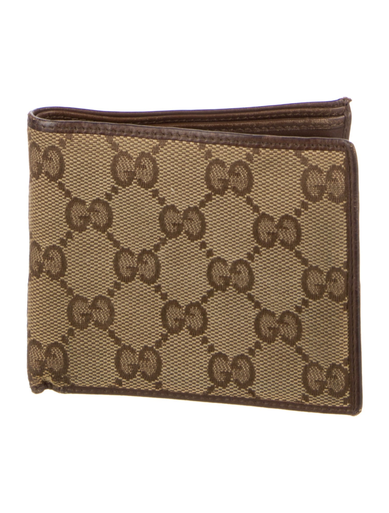 Gucci Vintage GG Canvas Bifold Wallet