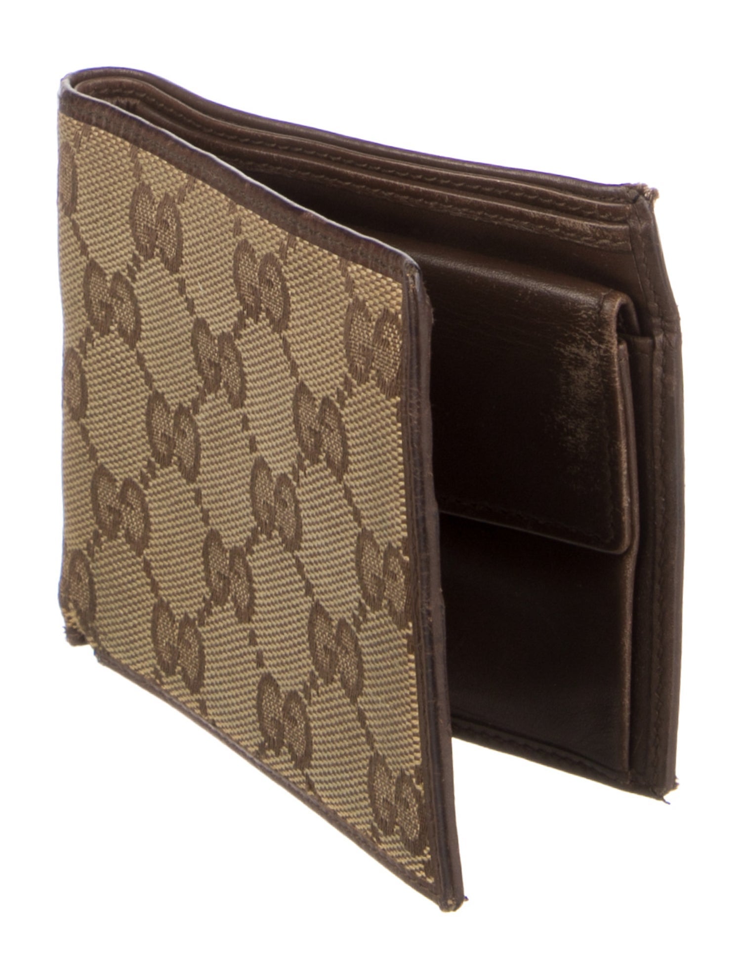 Gucci Vintage GG Canvas Bifold Wallet