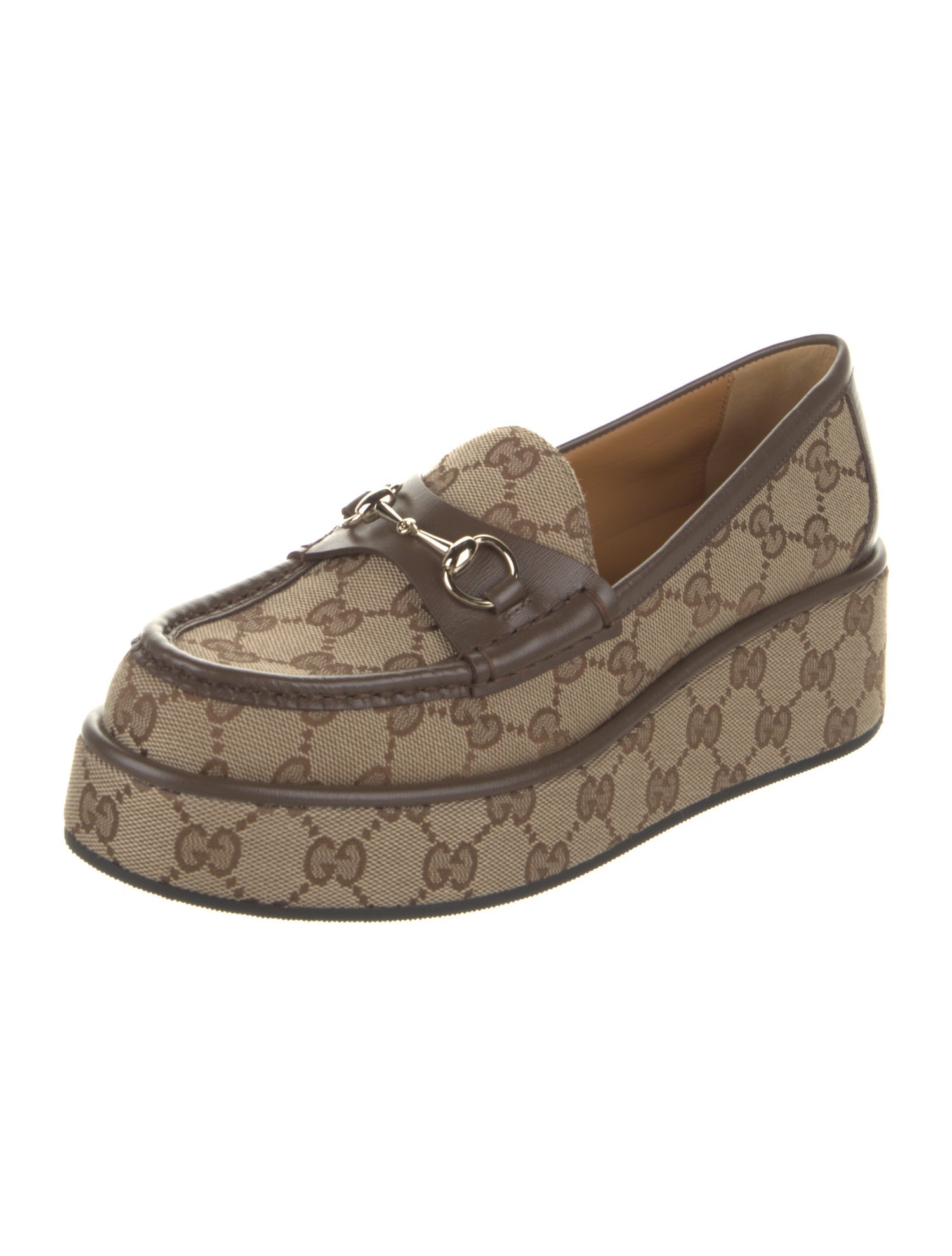 Gucci GG Canvas Canvas Loafers