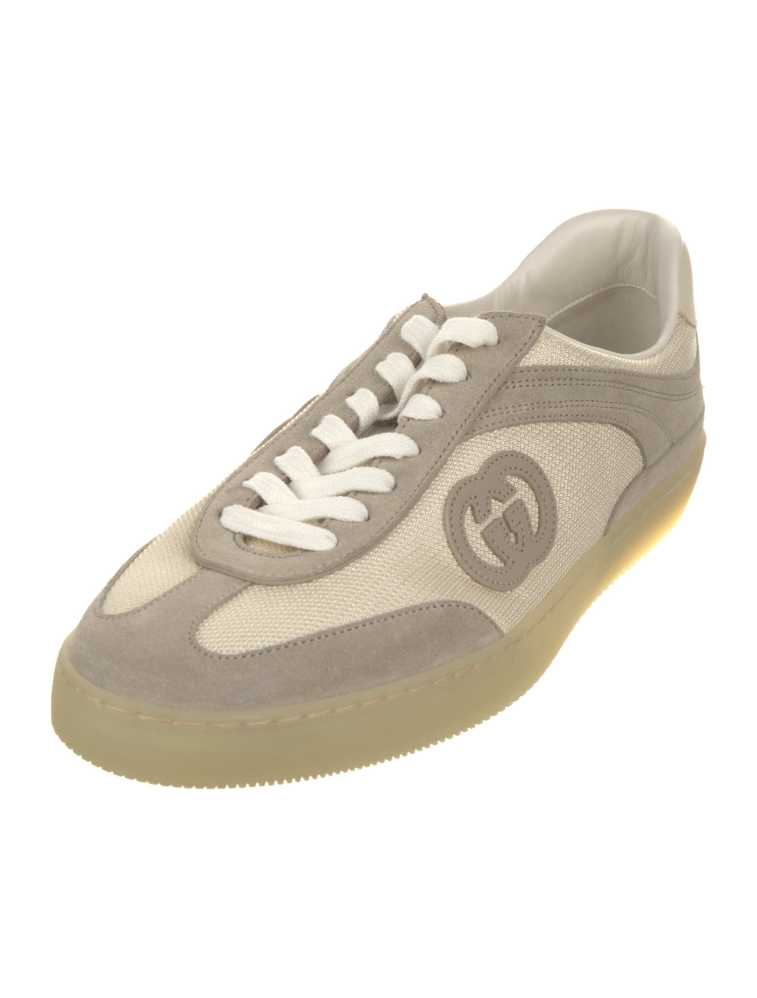 Gucci Interlocking G Logo Leather Sneakers