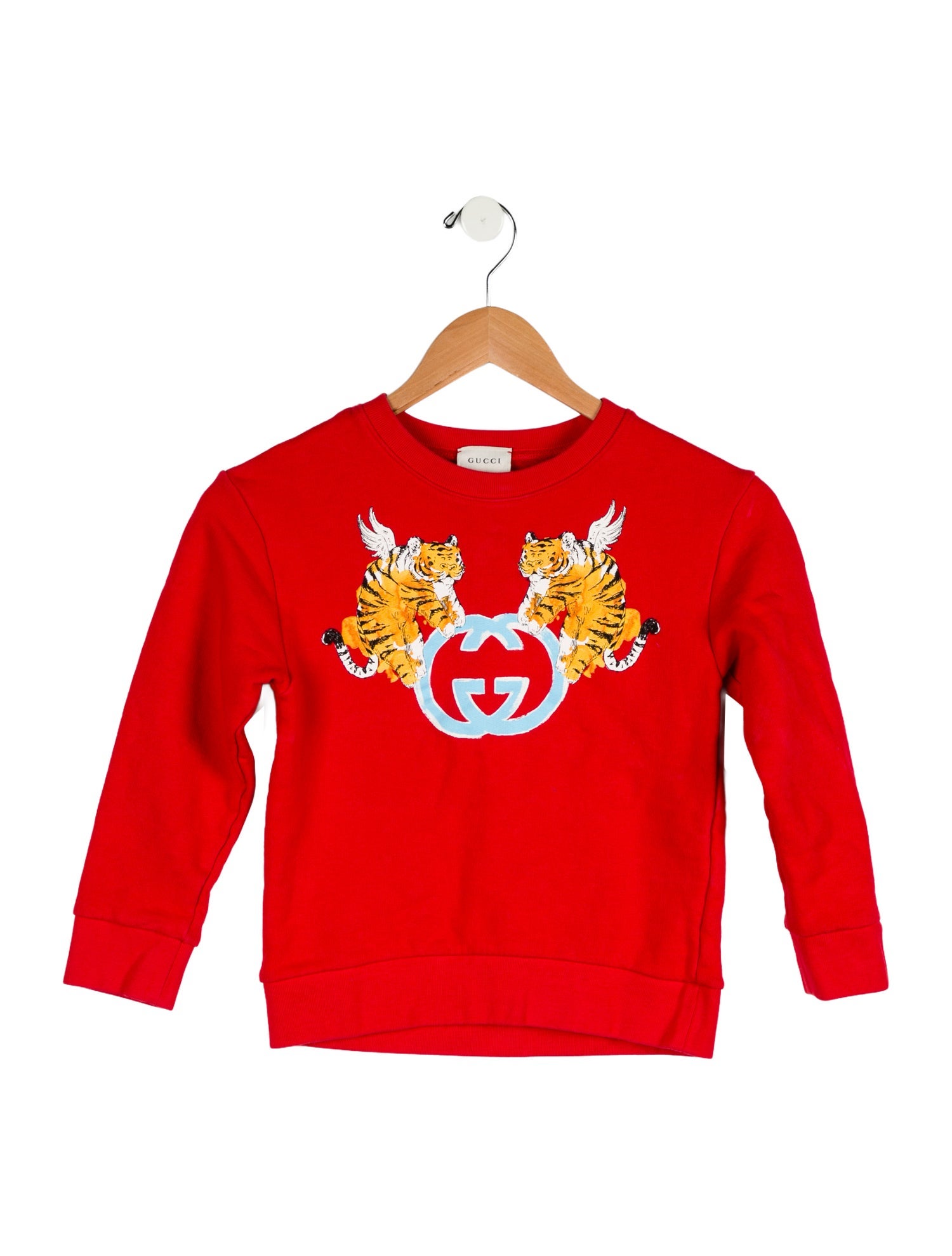 Gucci Girls' Flying Tiger Graphic Sweatshirt