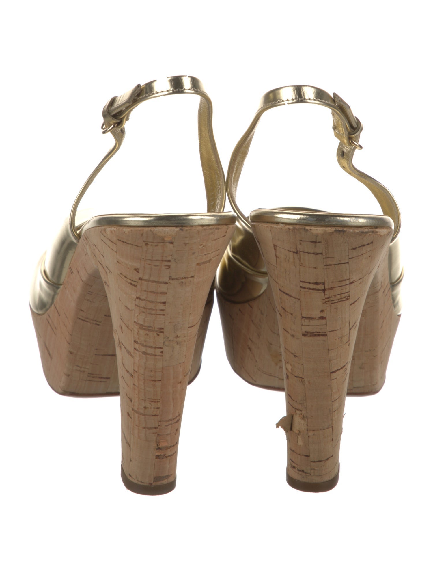 Double G Logo Patent Leather Slingback Sandals