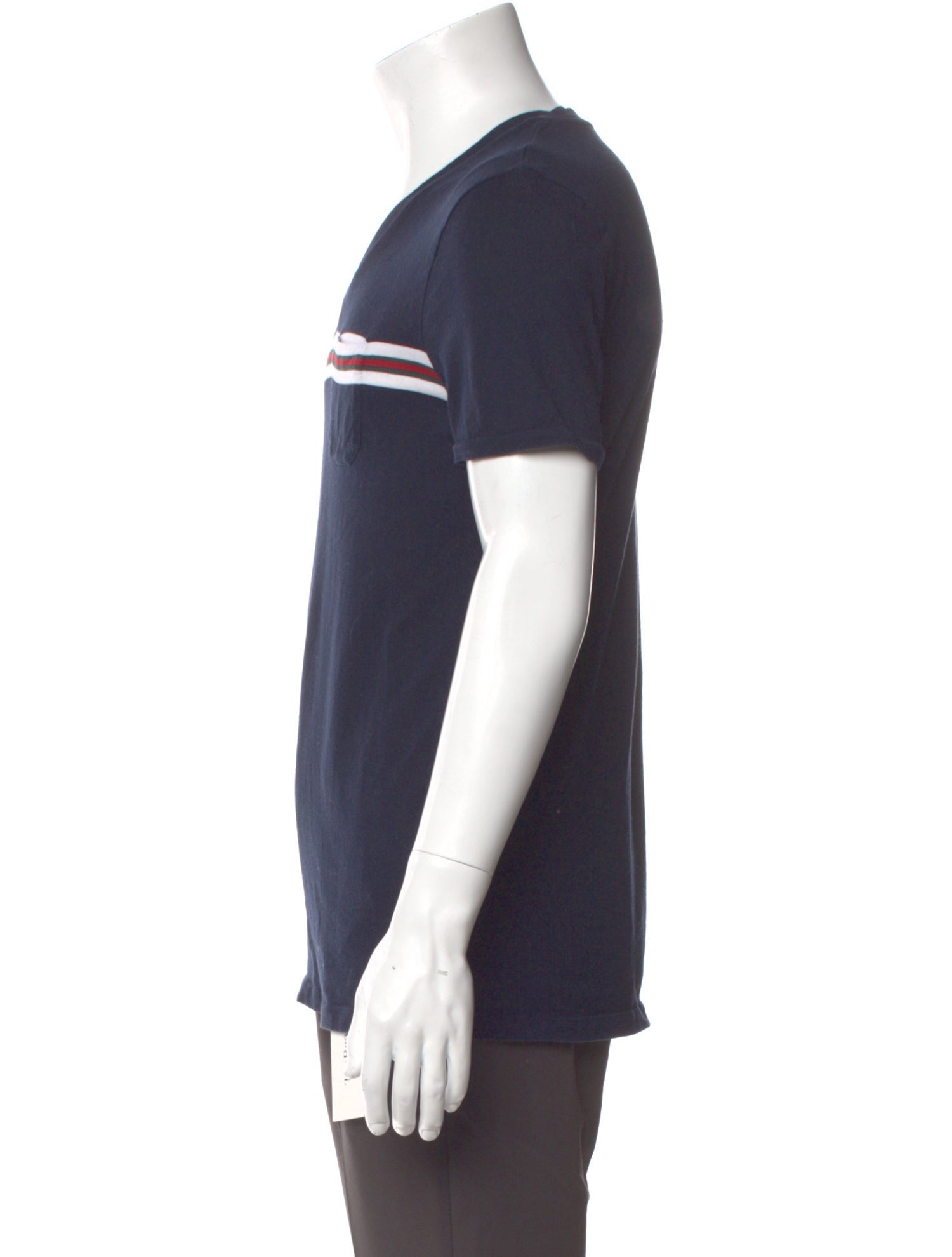 Gucci Web Accent Striped T-Shirt
