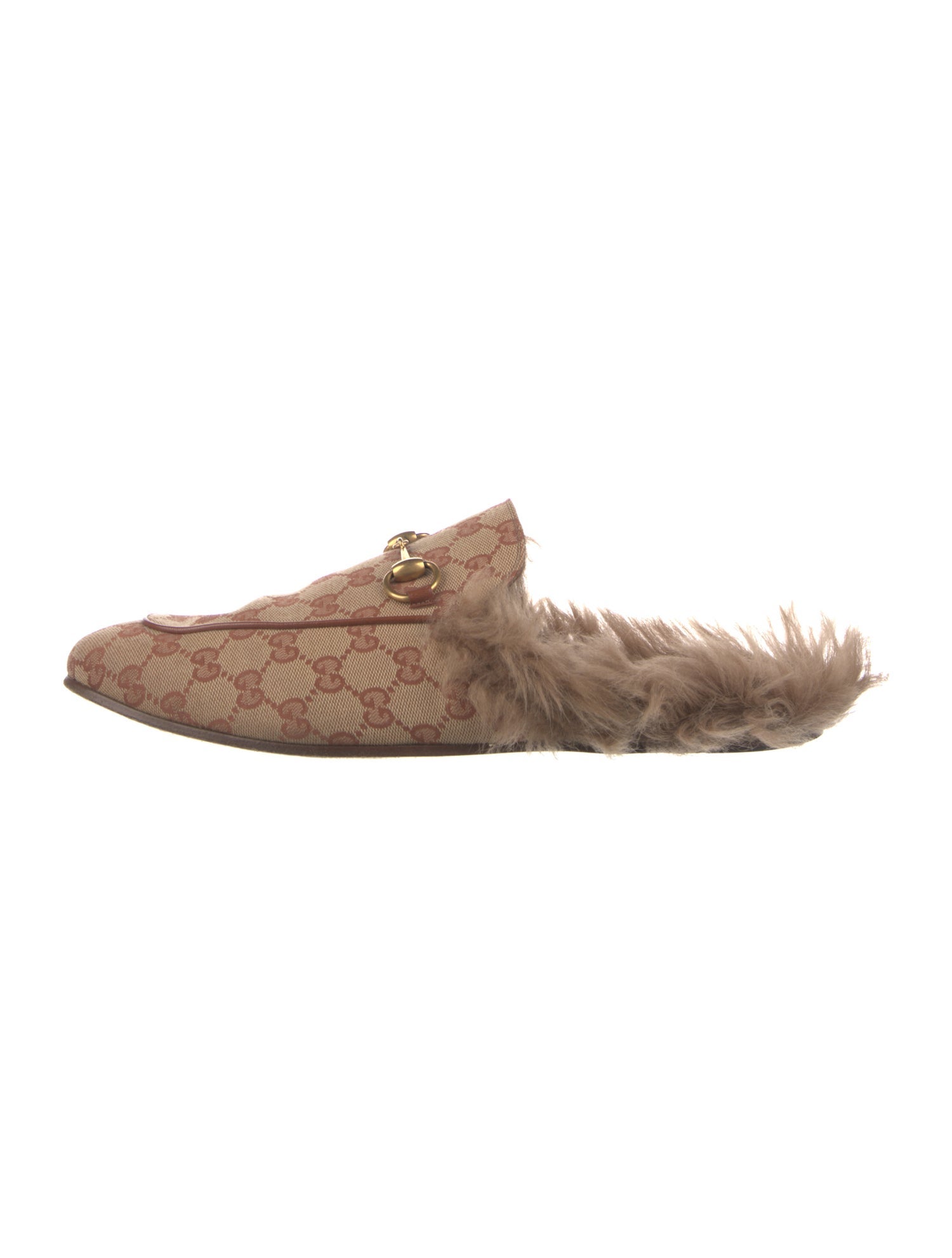 Gucci Canvas Printed Slippers