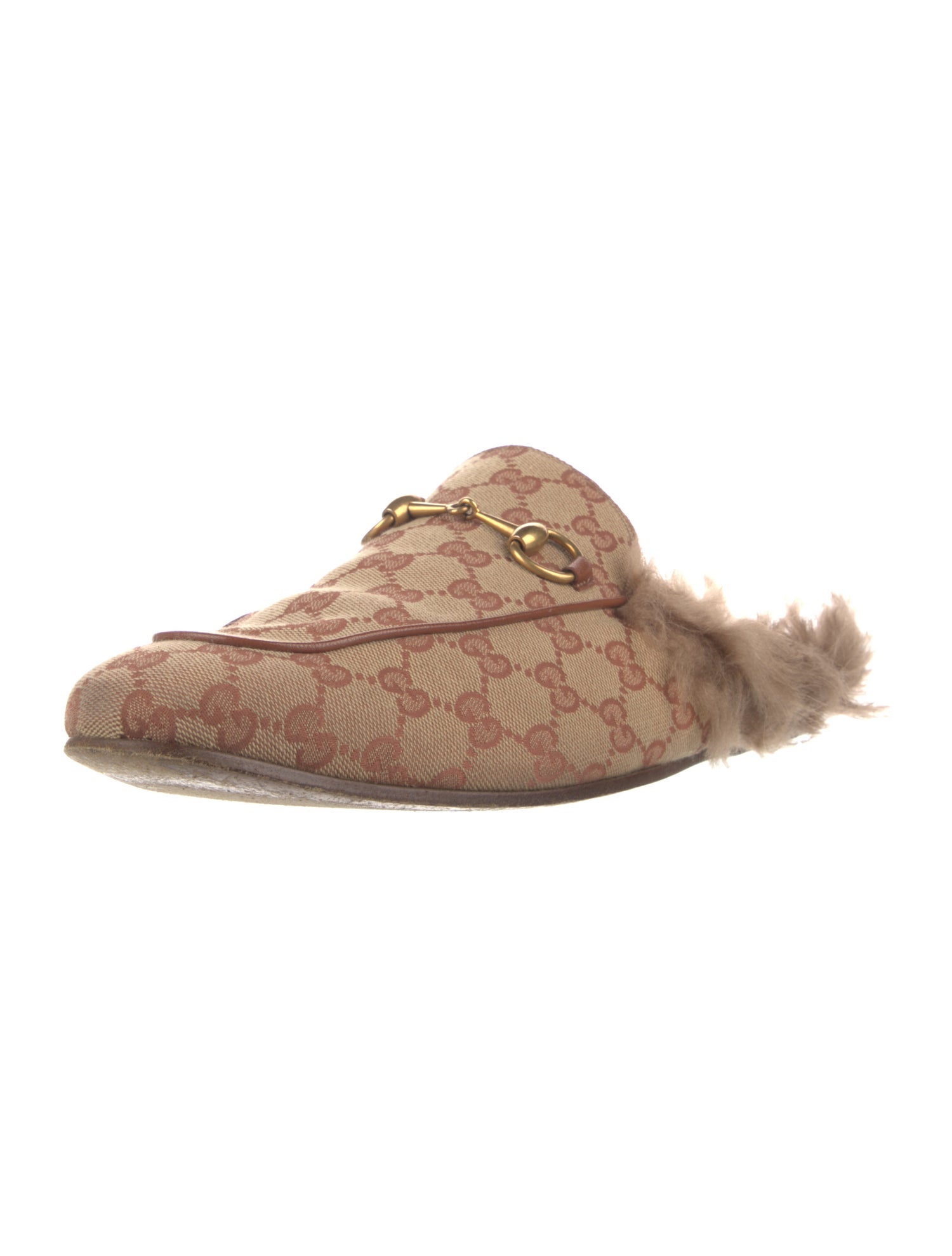 Gucci Canvas Printed Slippers