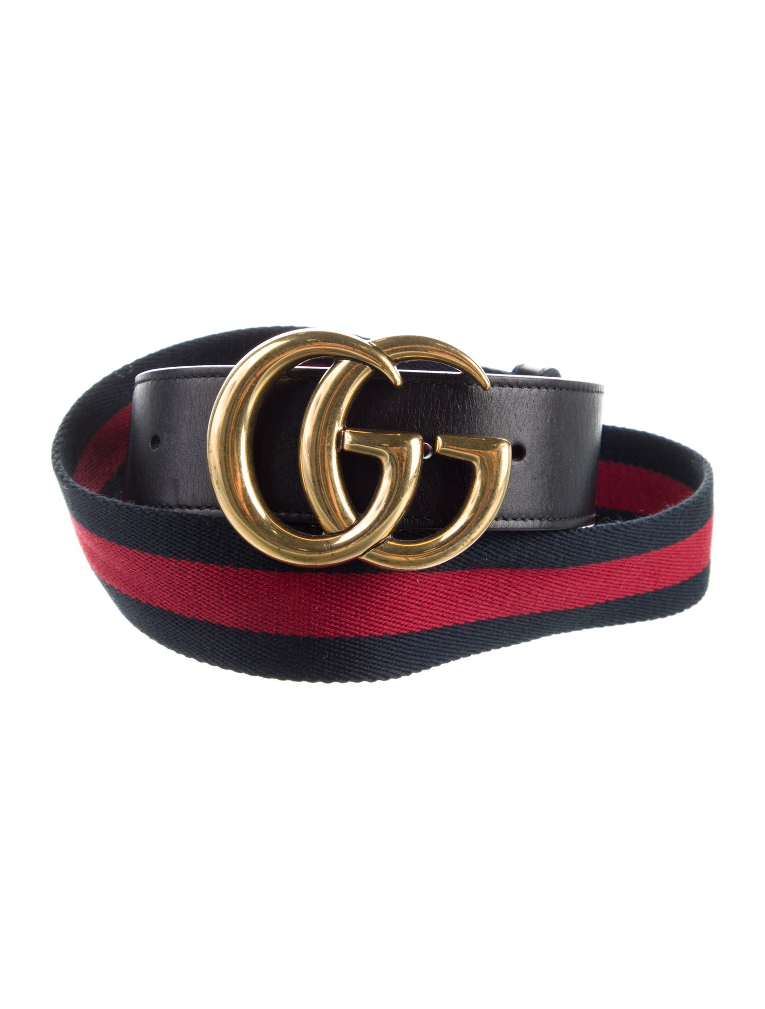 Gucci Double G Logo Canvas Belt Kit