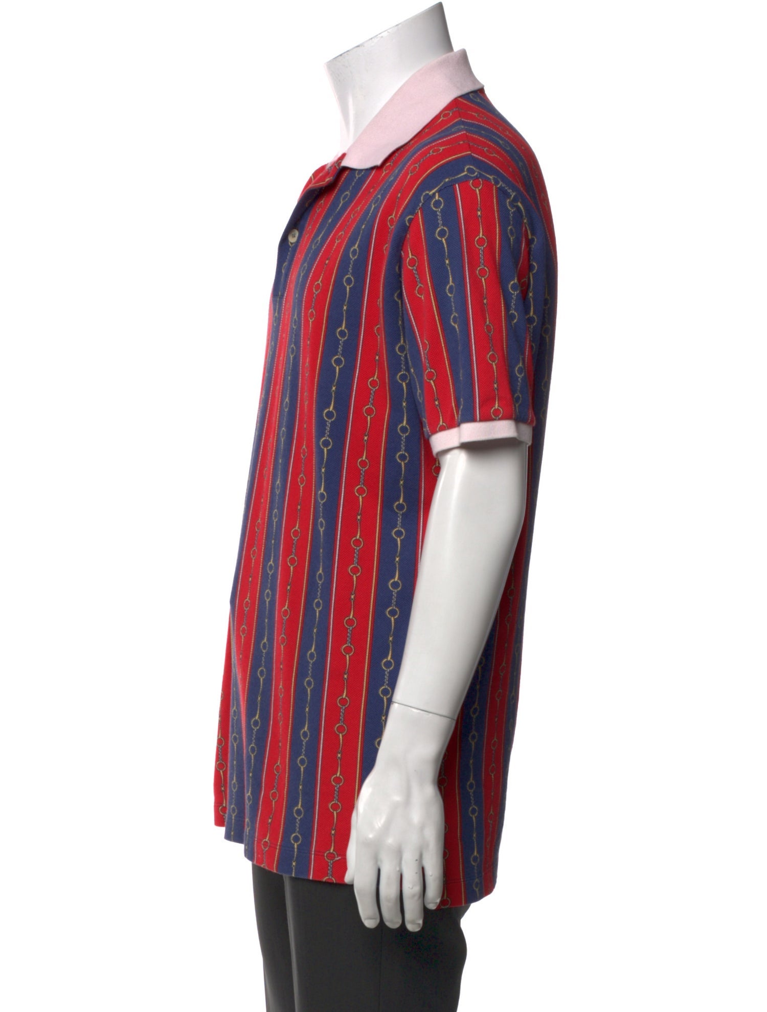 Gucci 2019 Horsebit Accent Polo Shirt