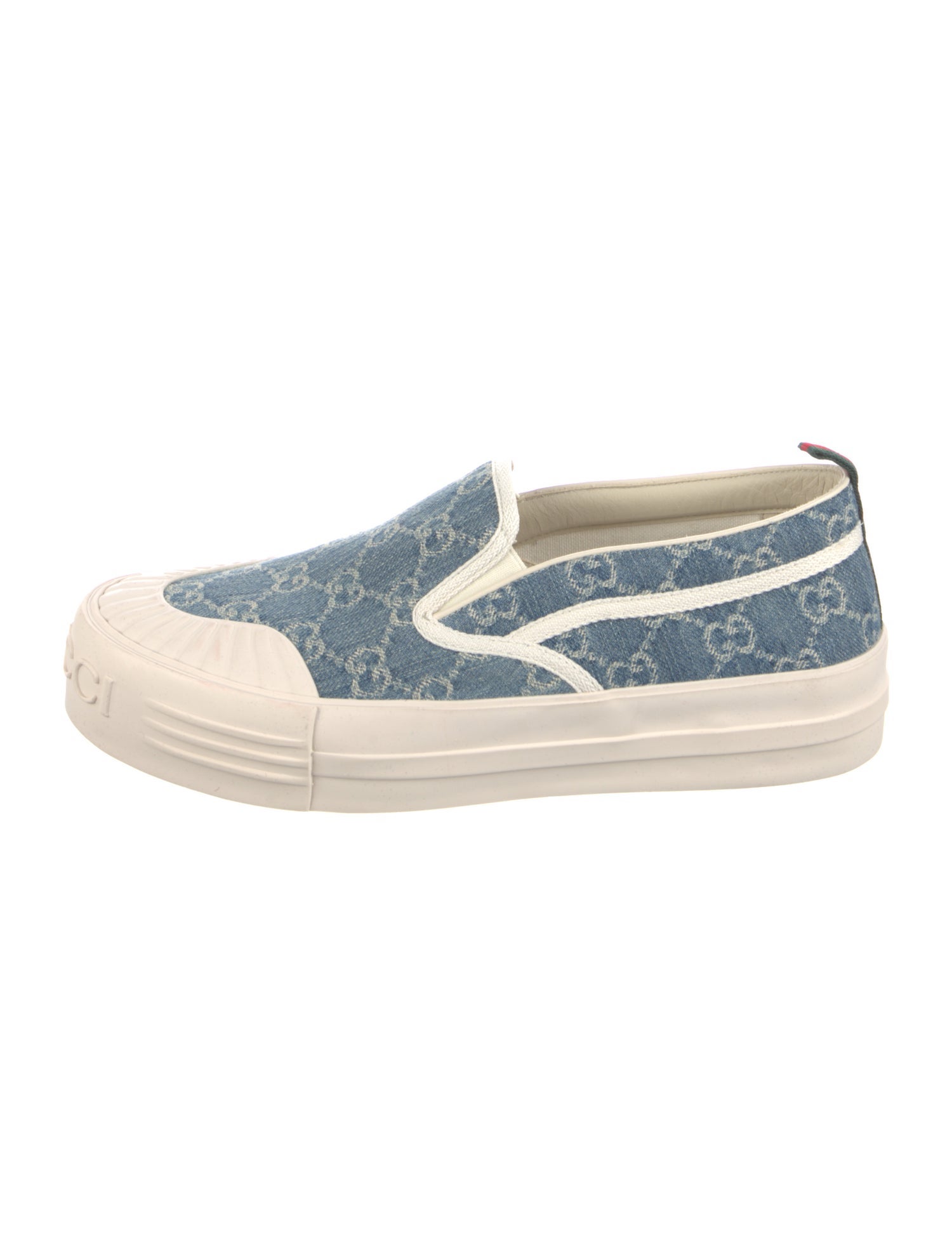 Gucci Denim Printed Sneakers