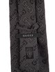 Gucci Pattern Print Silk Tie