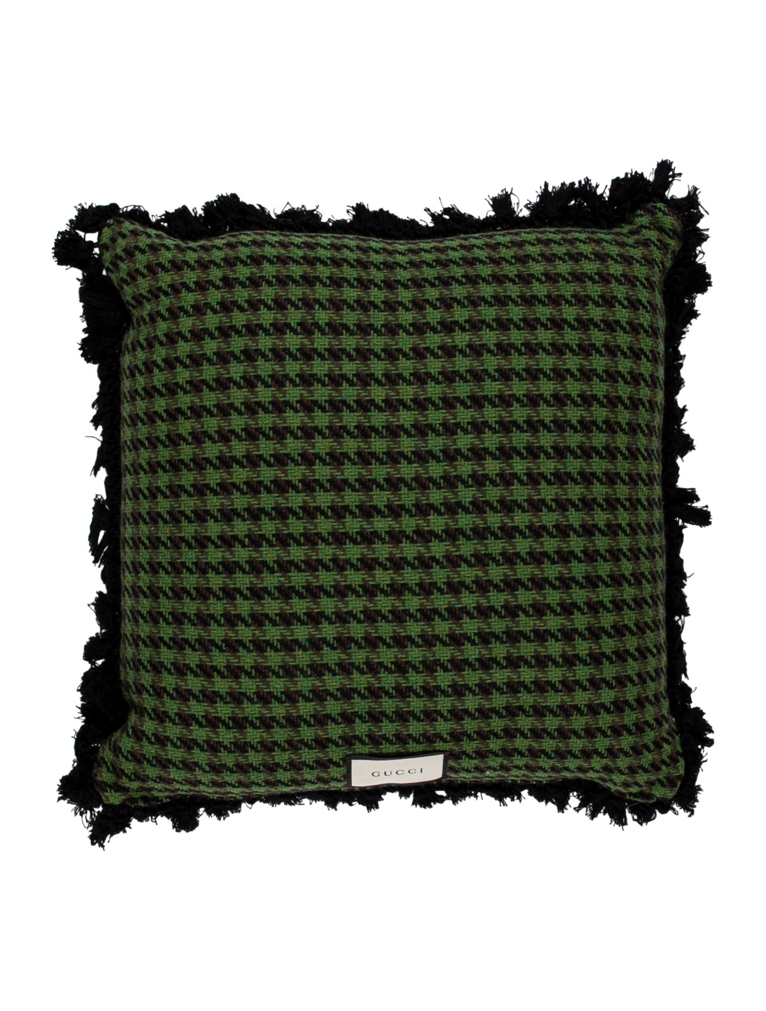 Gucci Tweed Metallic GG Throw Pillow