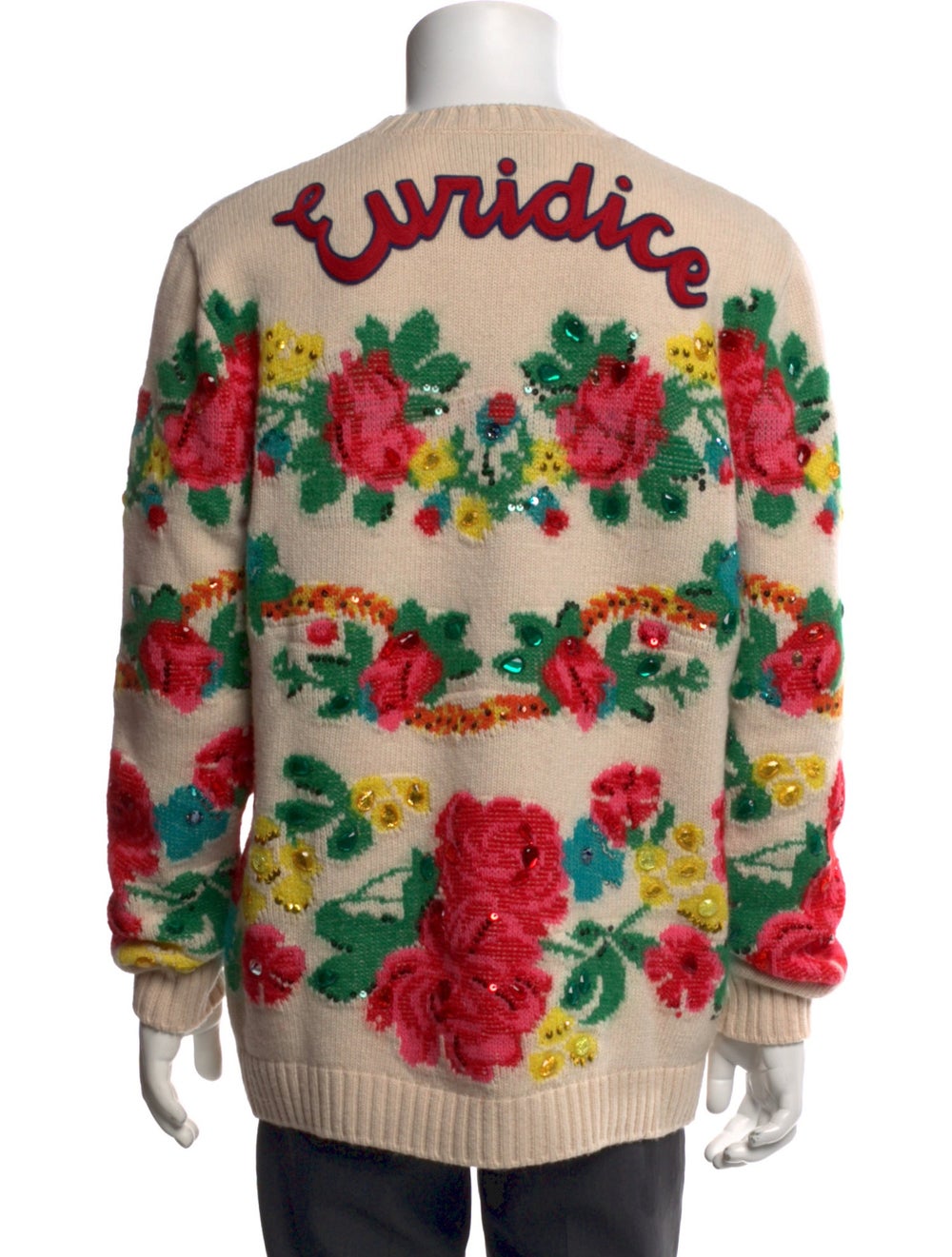 Gucci Pattern Print Wool Pullover - image 3