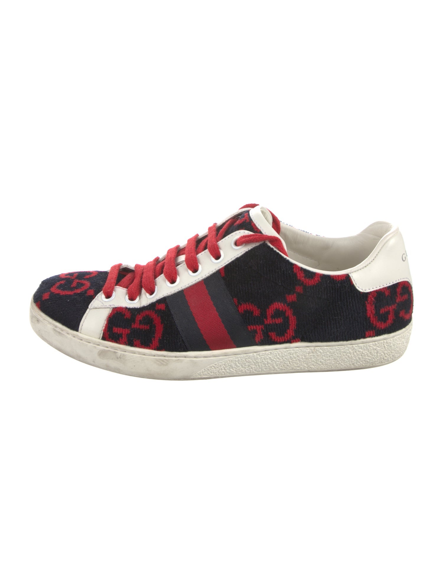 Gucci GG Logo Velvet Sneakers