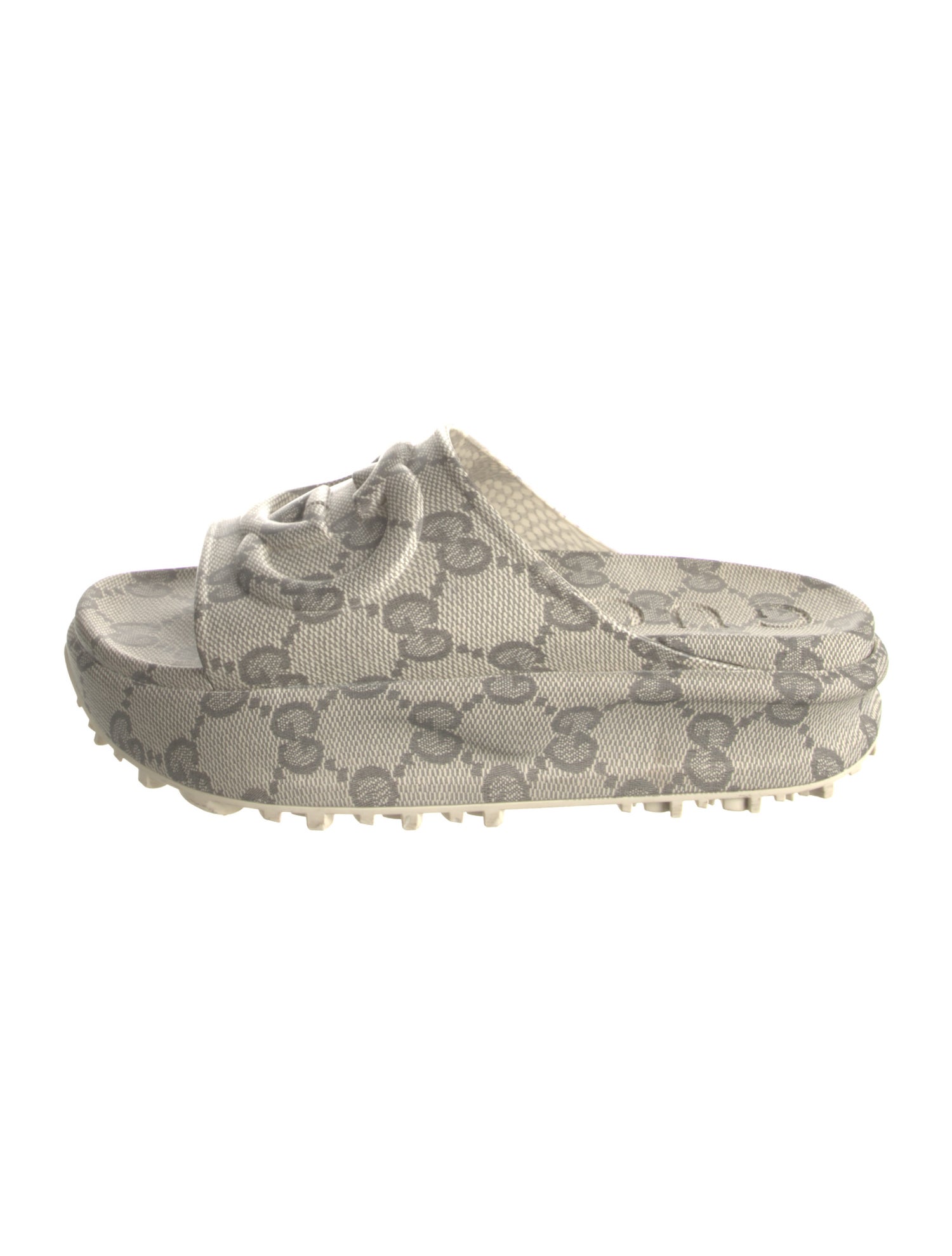 Gucci Interlocking G Logo Rubber Slides