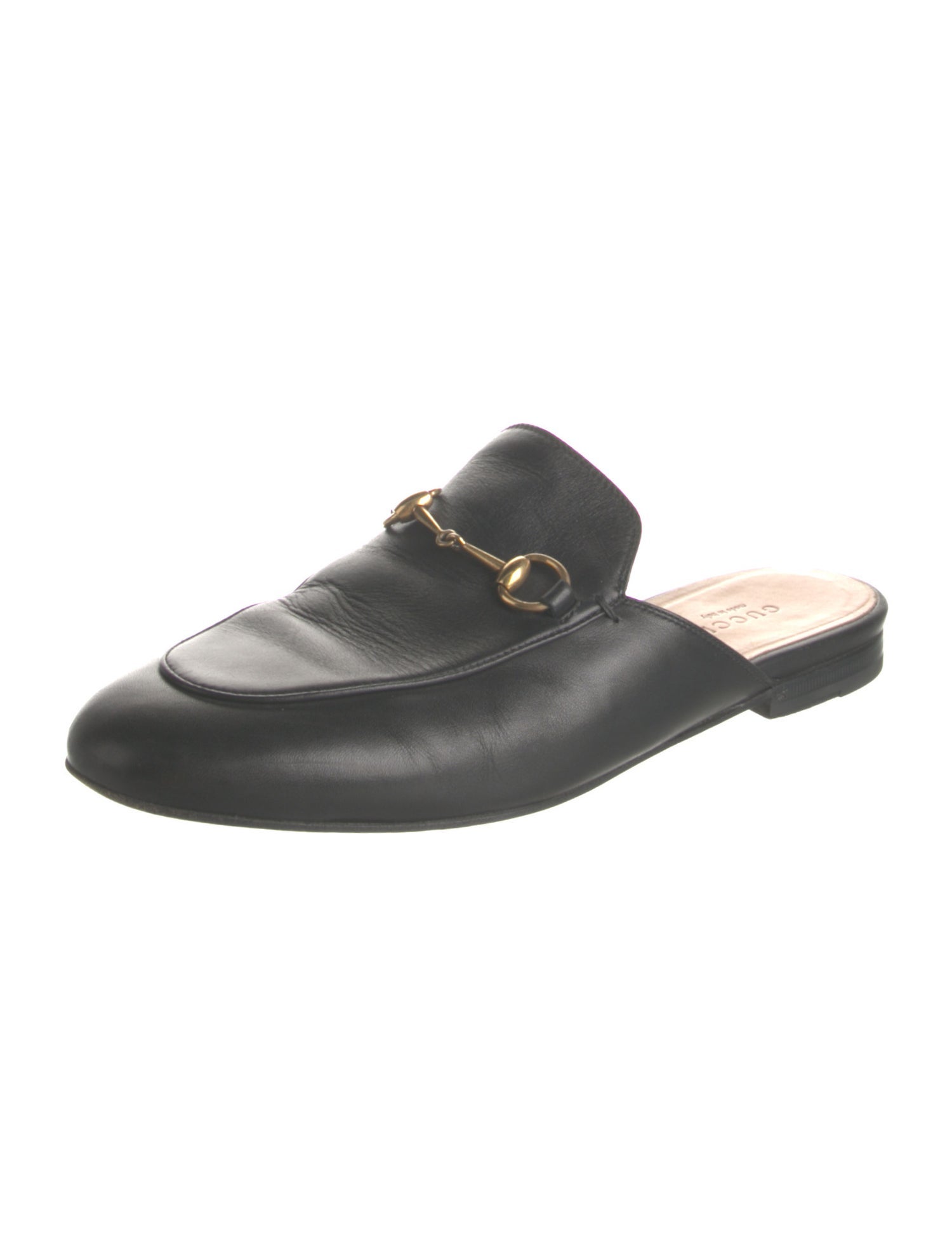 Gucci Horsebit Accent Leather Mules