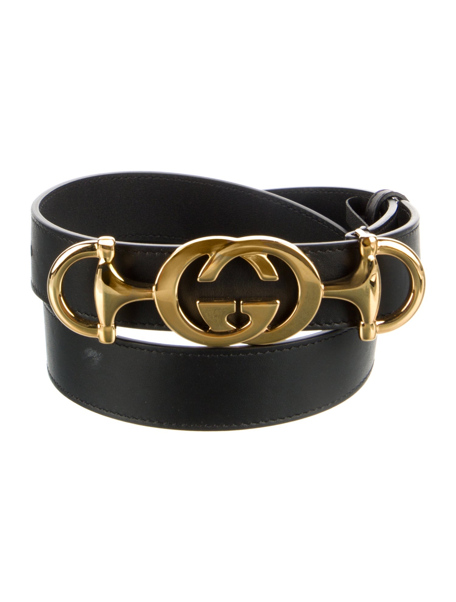 Gucci Interlocking G Horsebit Interlocking G Logo Waist Belt