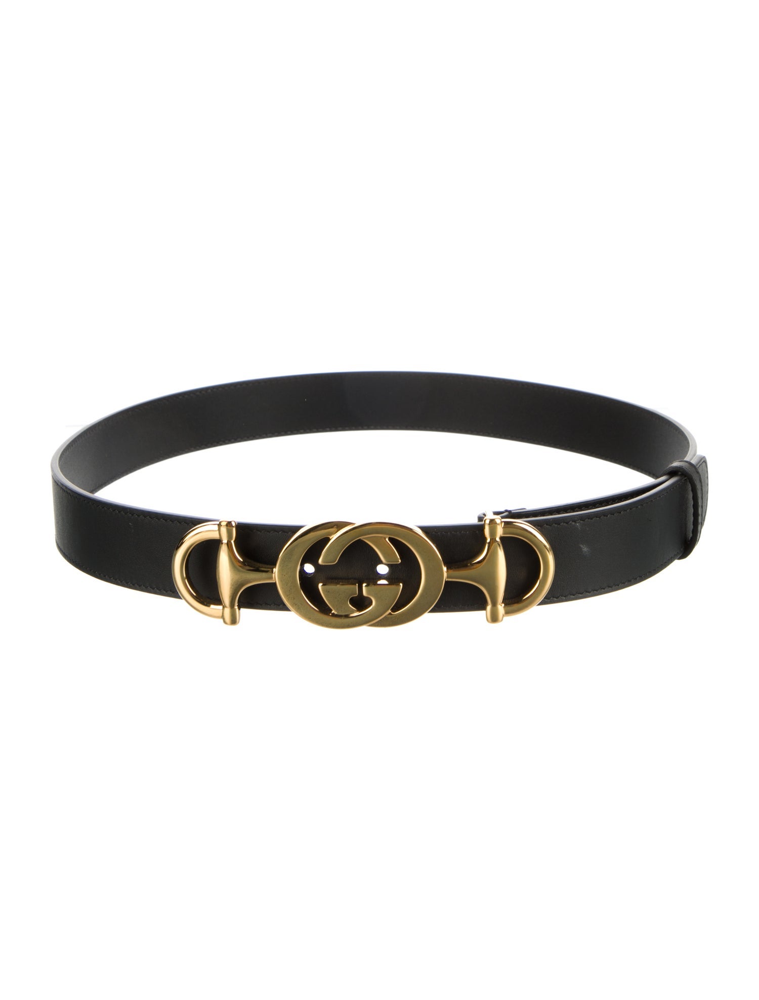 Gucci Interlocking G Horsebit Interlocking G Logo Waist Belt