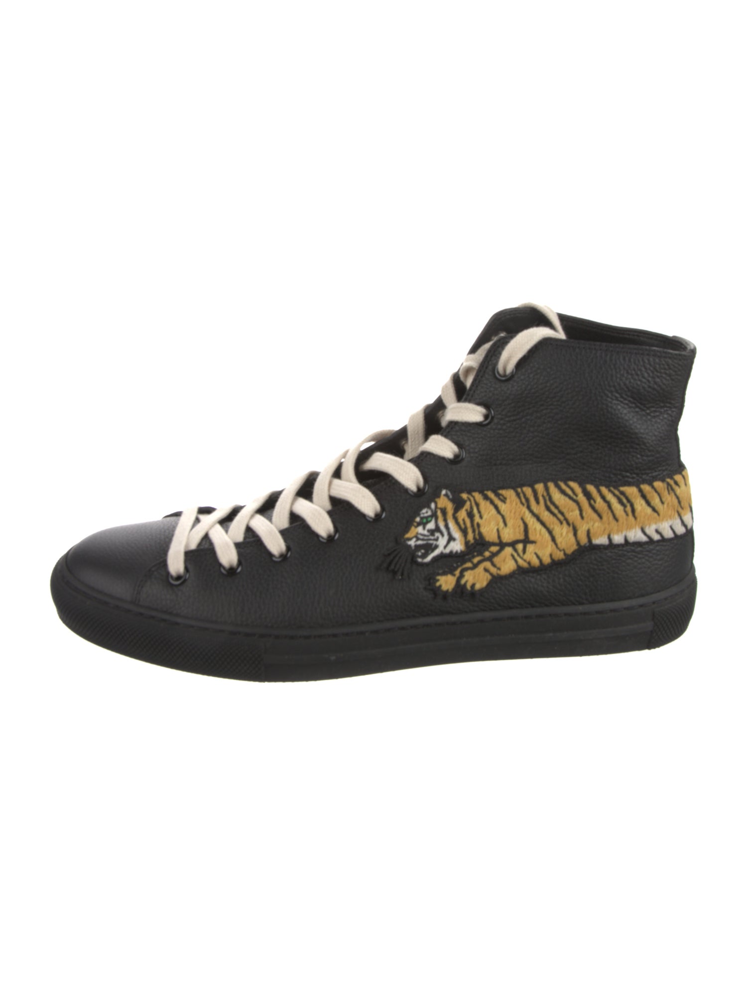 Gucci Interlocking G Logo Leather Sneakers