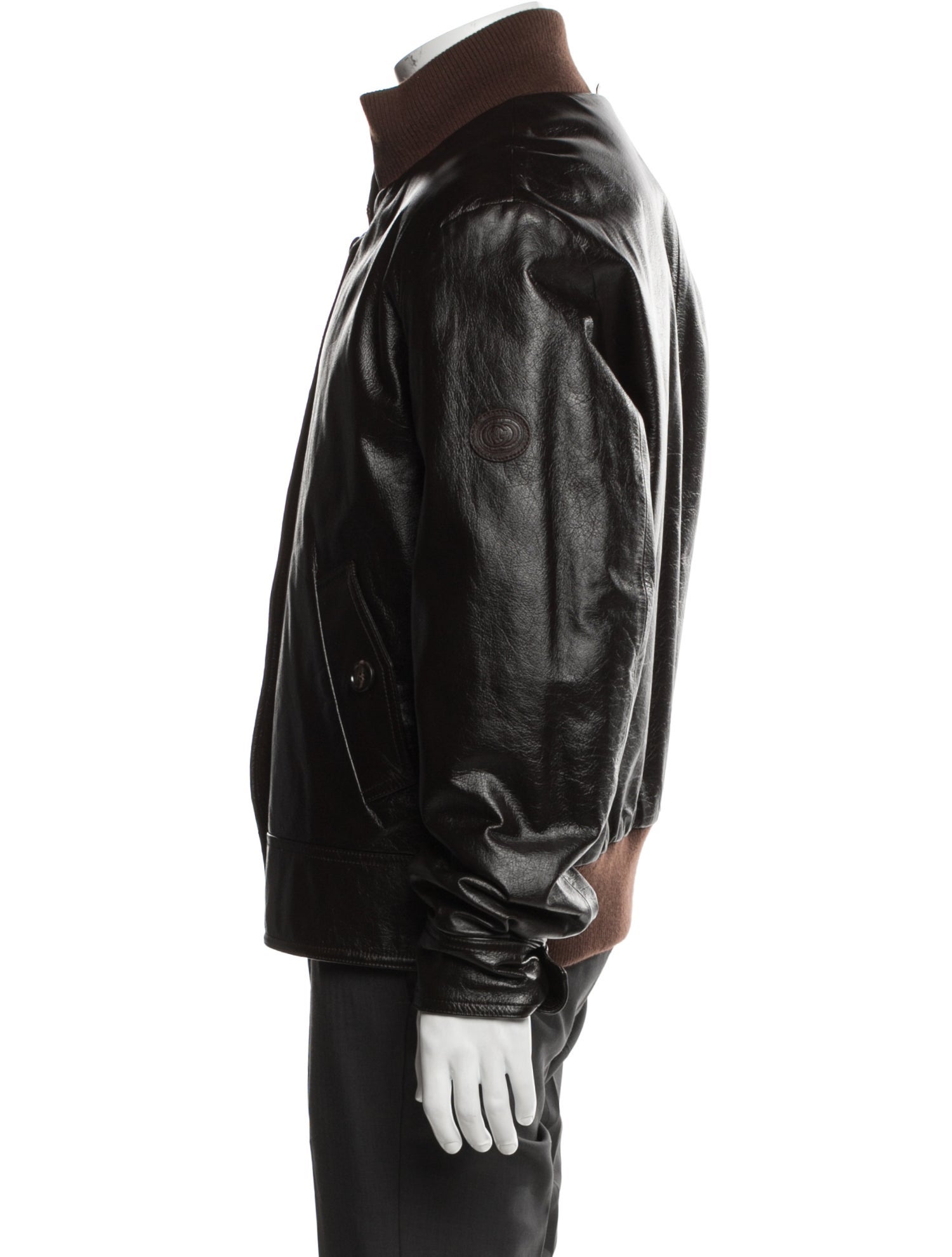 Gucci Reversible Calfskin Moto Jacket w/ Tags