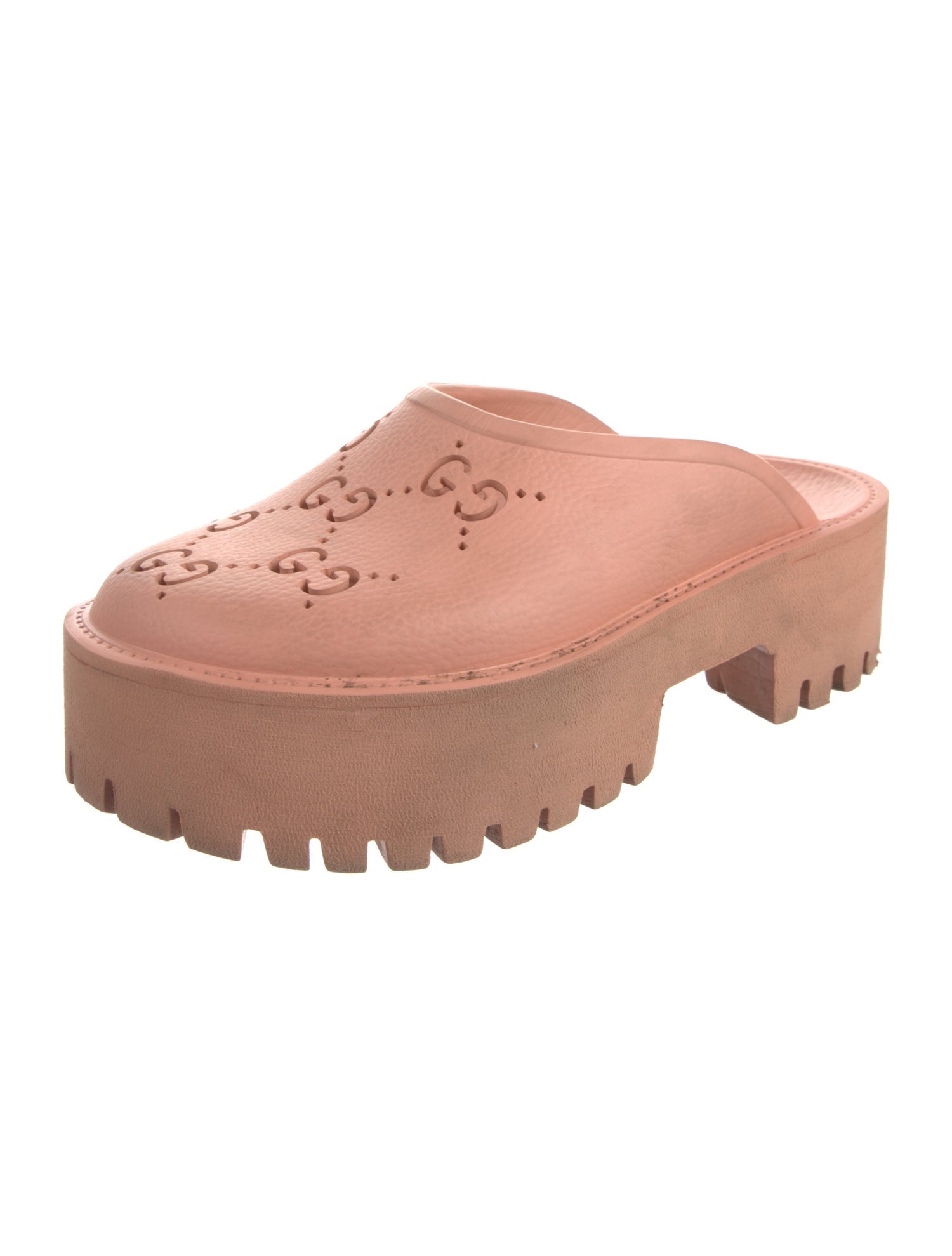Gucci GG Logo Rubber Mules