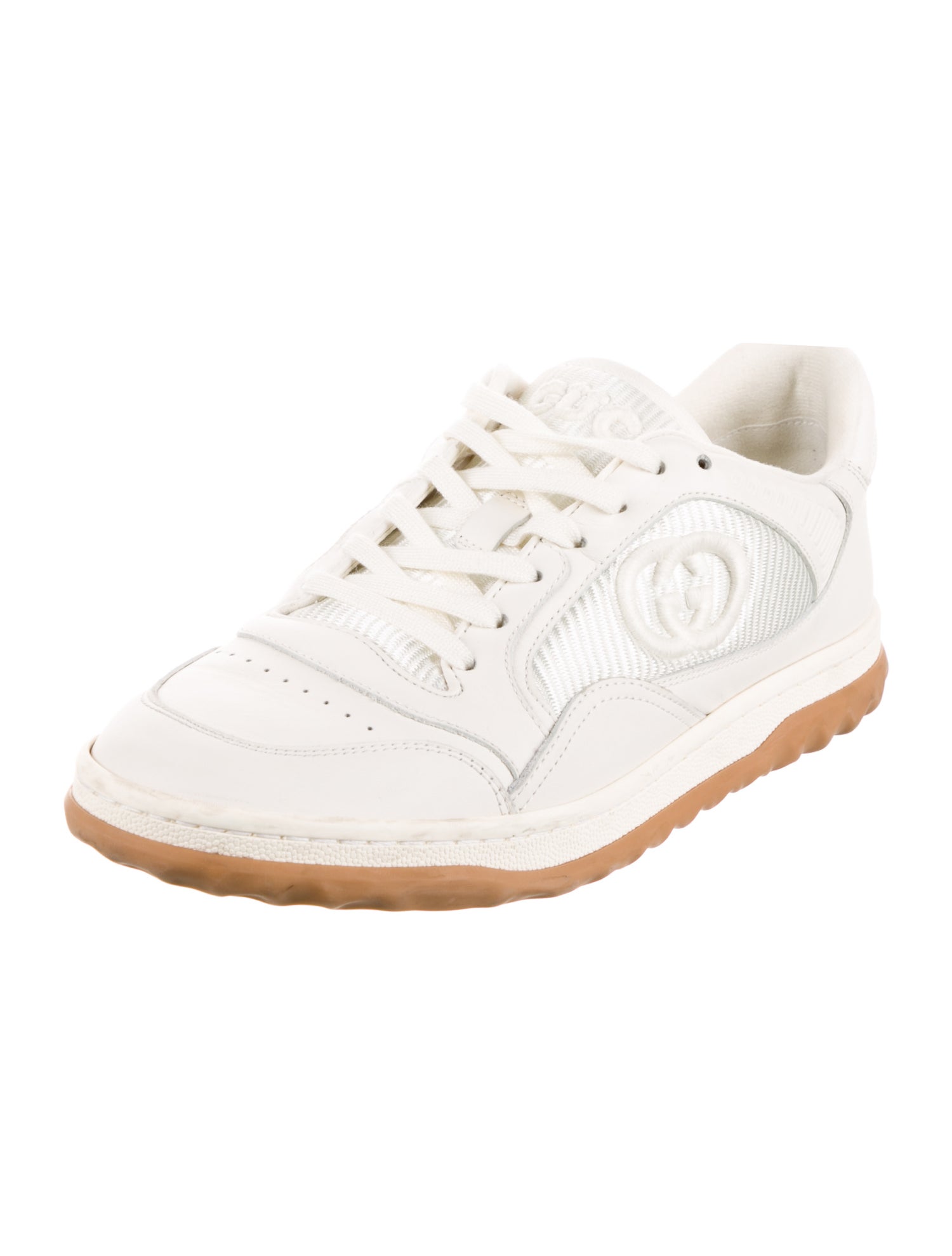 Gucci Interlocking G Logo Leather Sneakers