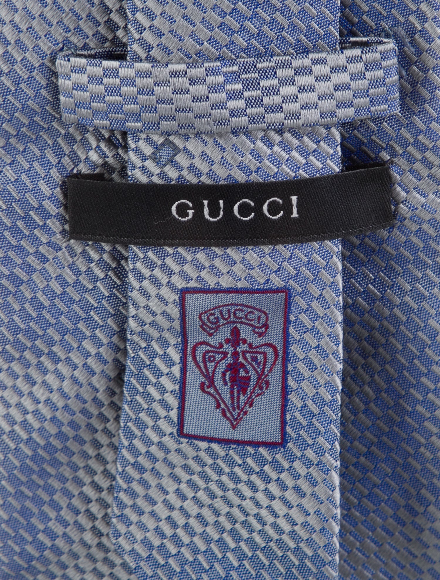 Gucci Pattern Print Silk Tie