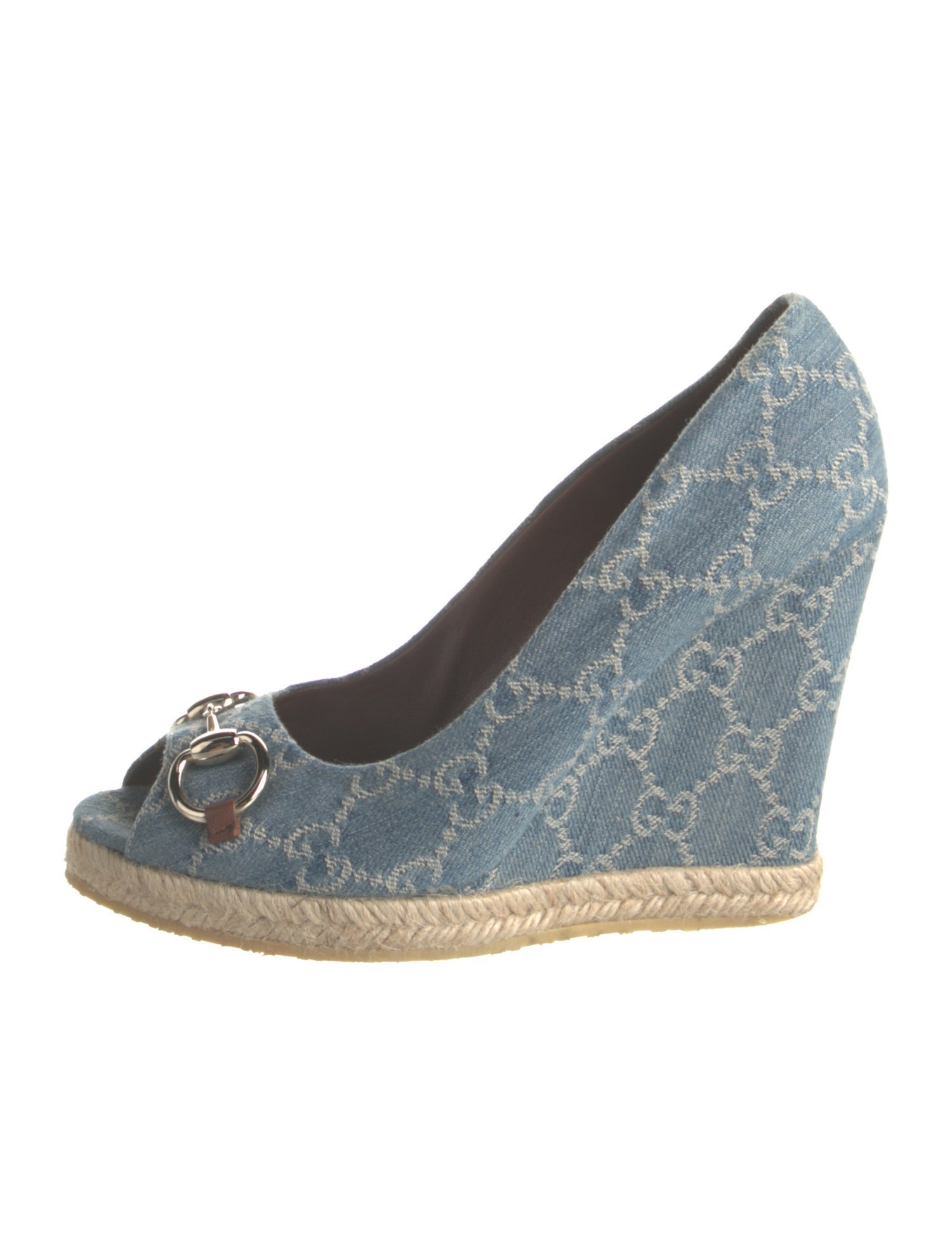 Gucci GG Denim Denim Pumps