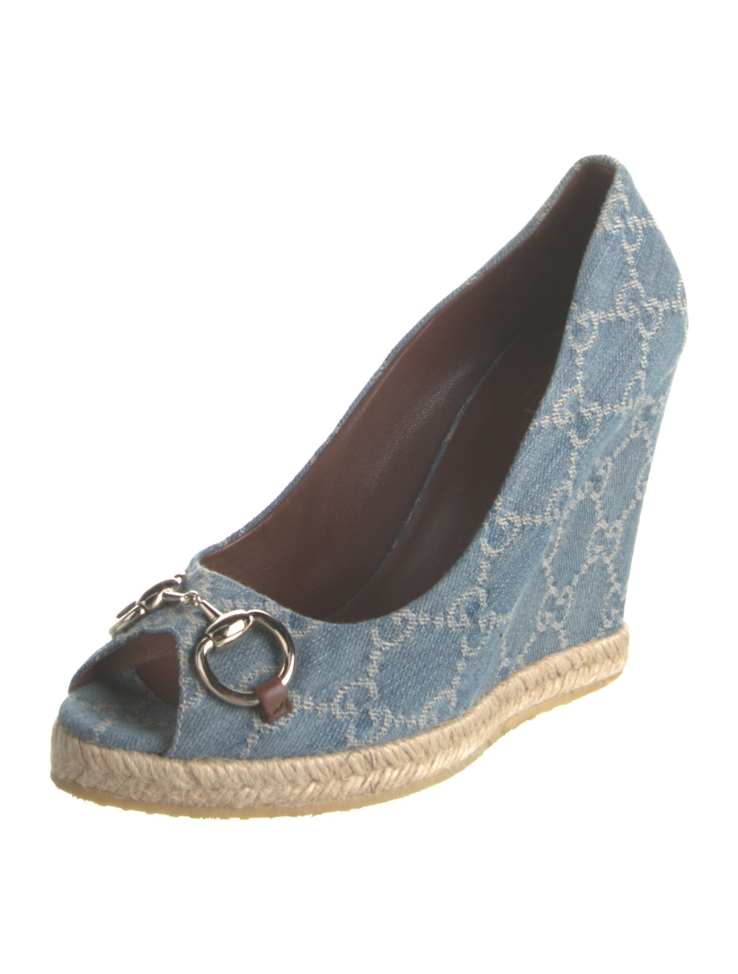 Gucci GG Denim Denim Pumps