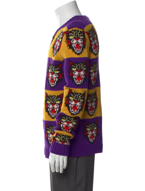 Gucci 'Angry Cat' Wool Pullover