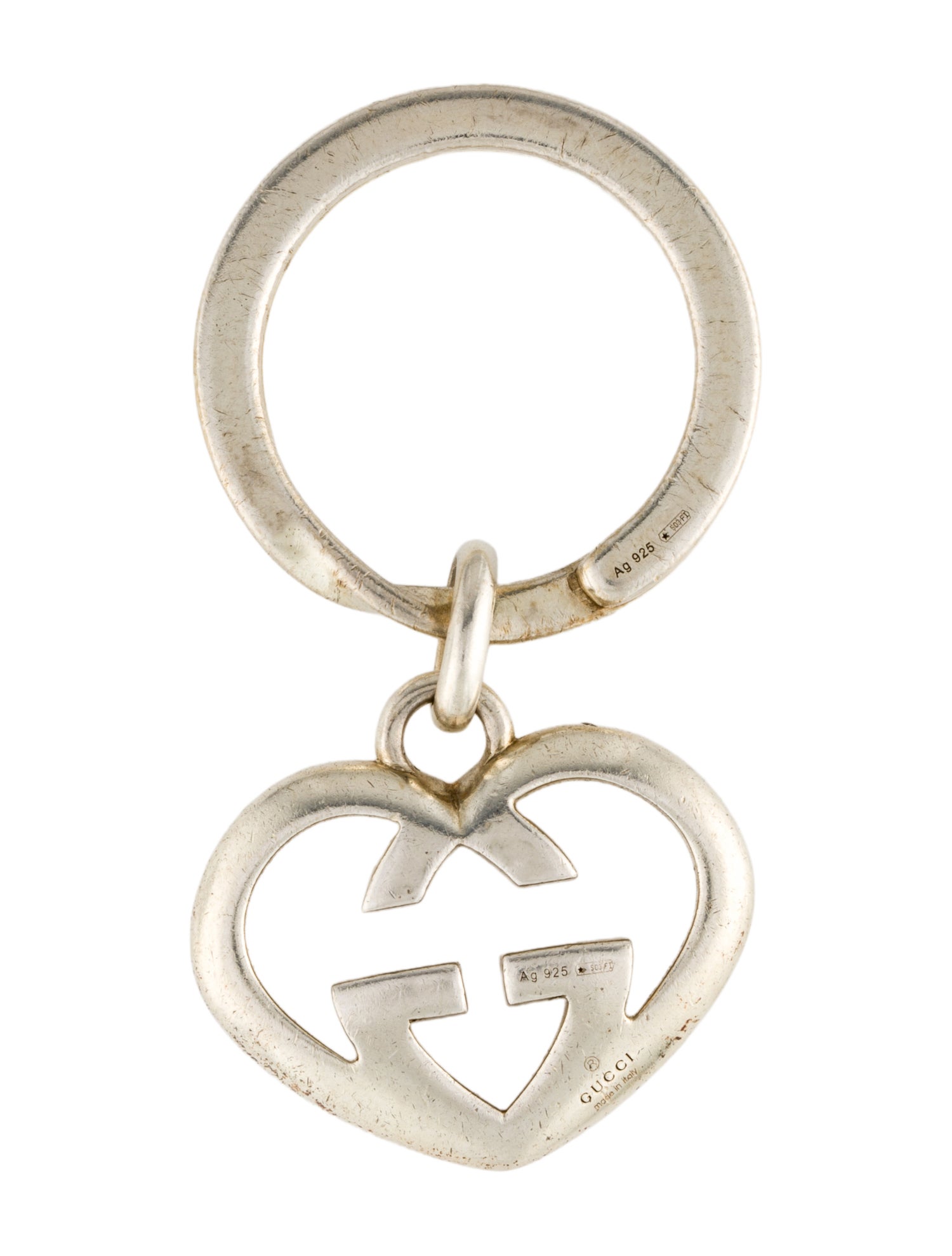 Gucci Silver Keychain