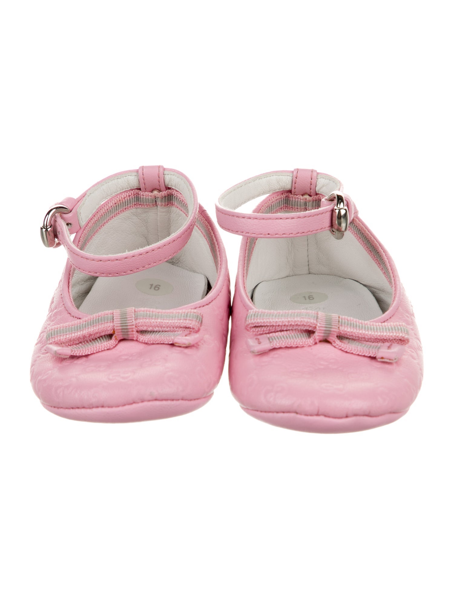 Gucci Infant Girls' GG Embossed Ballet Flats w/Tags