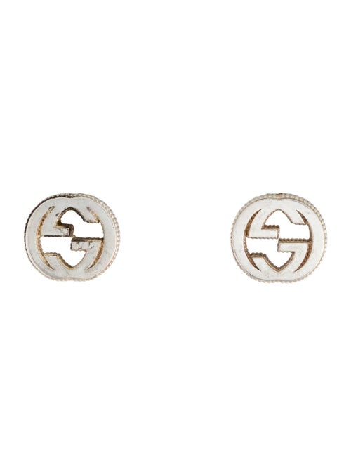 Gucci Interlocking G Stud Earrings