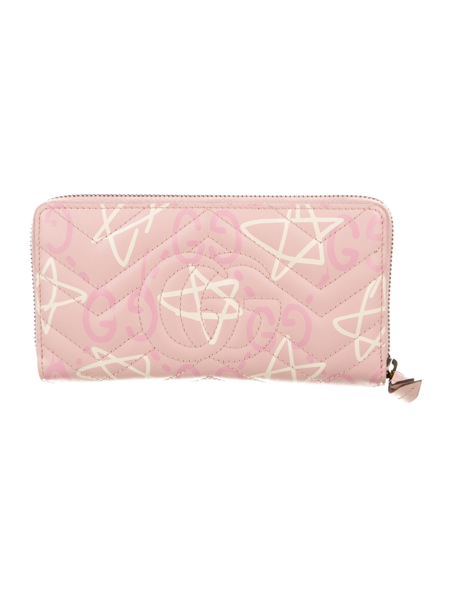 Gucci Ghost GG Marmont Double G Logo Wallet
