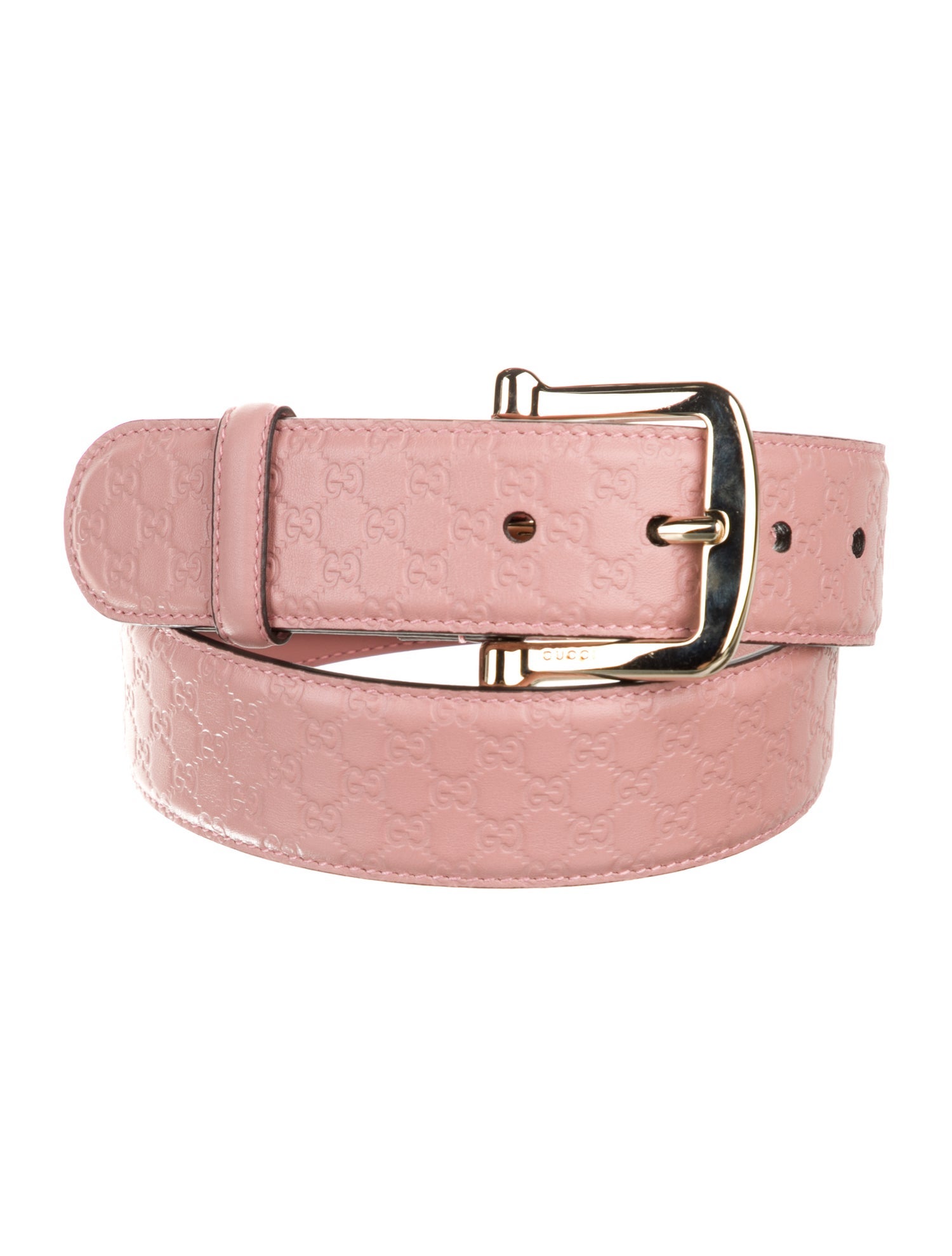 Gucci Microguccissima Pattern Leather Belt