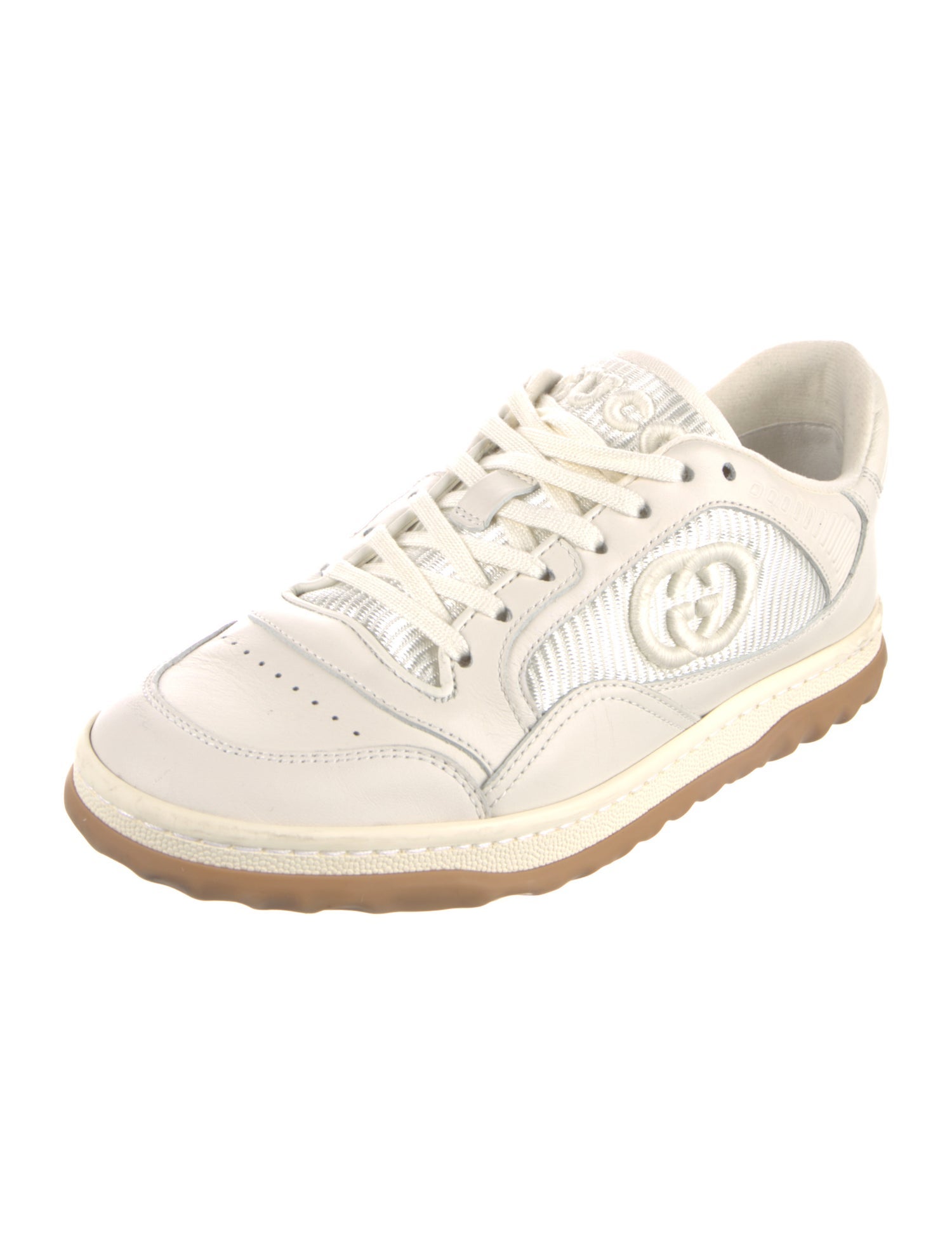 Gucci Interlocking G Logo Leather Sneakers