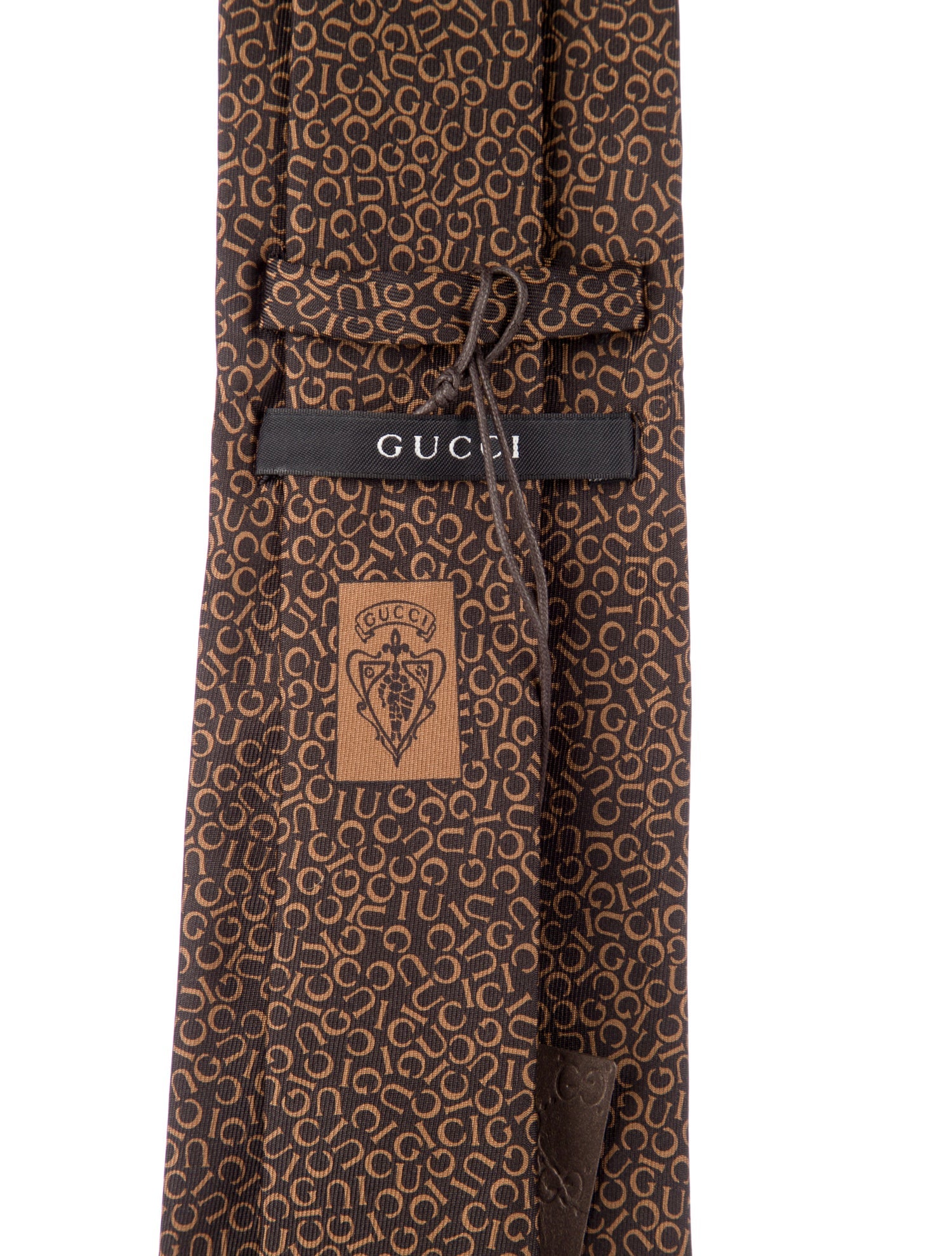 Gucci Silk Patterned Tie w/Tags