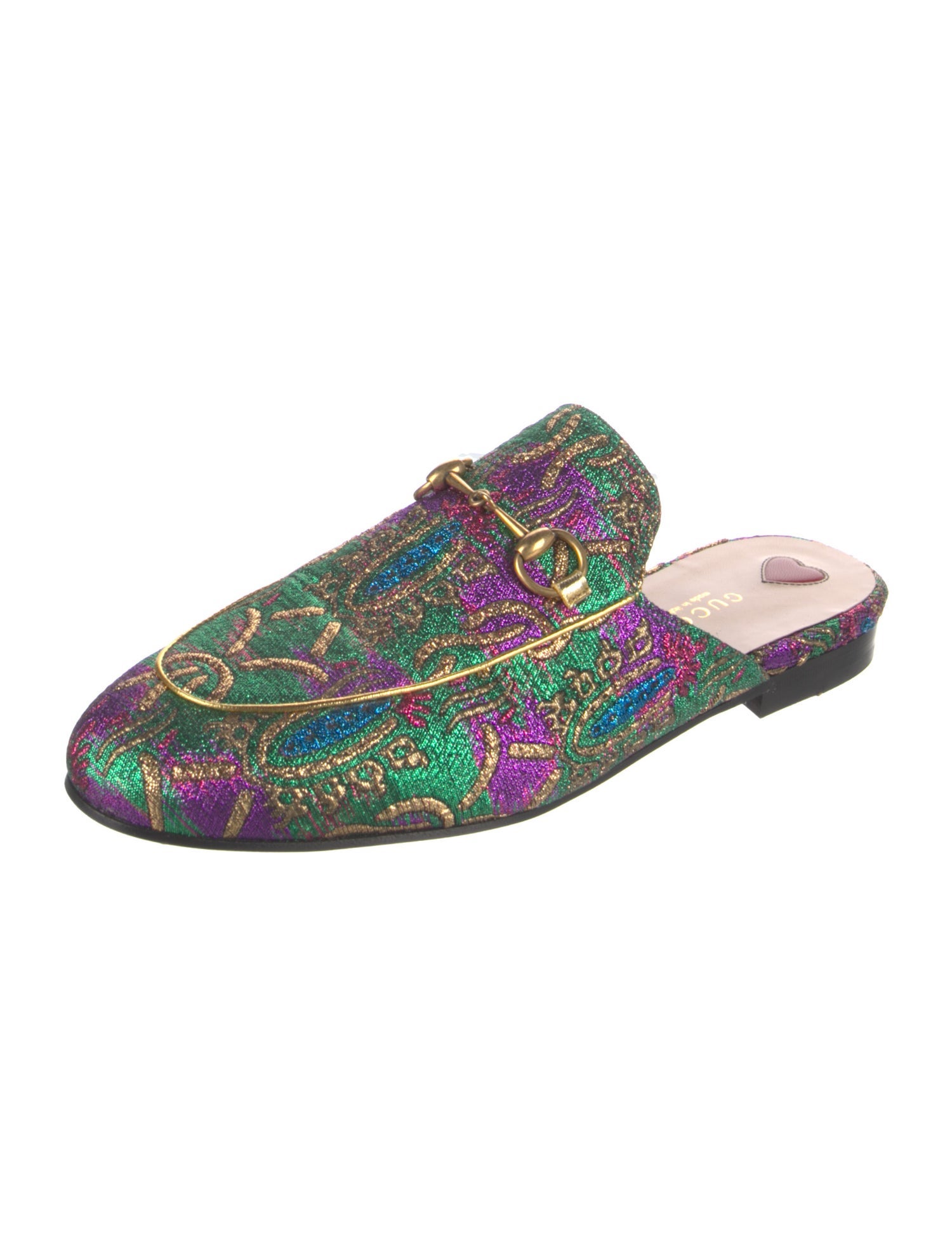 Gucci Princetown Horsebit Accent Mules