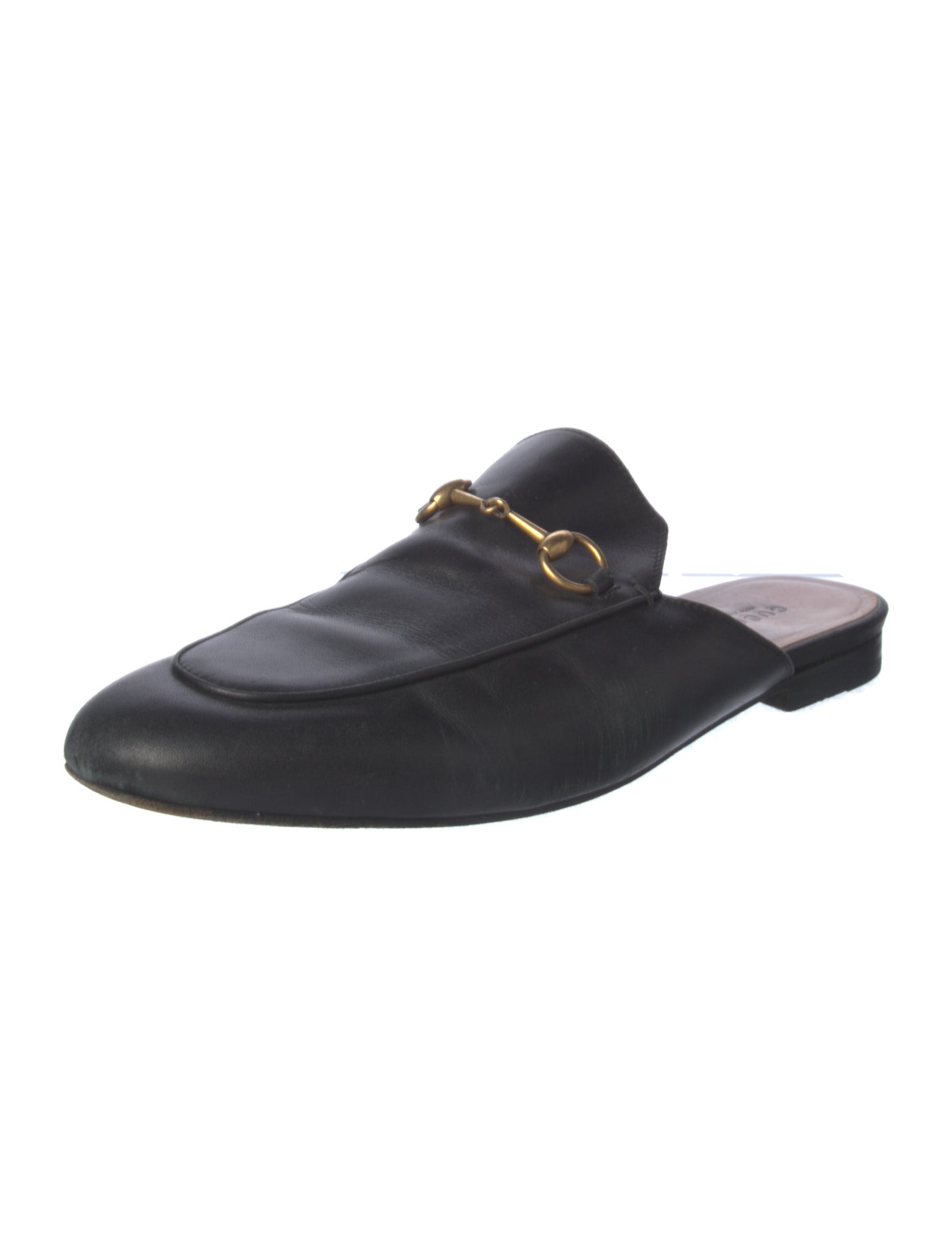 Gucci Princetown Horsebit Accent Mules