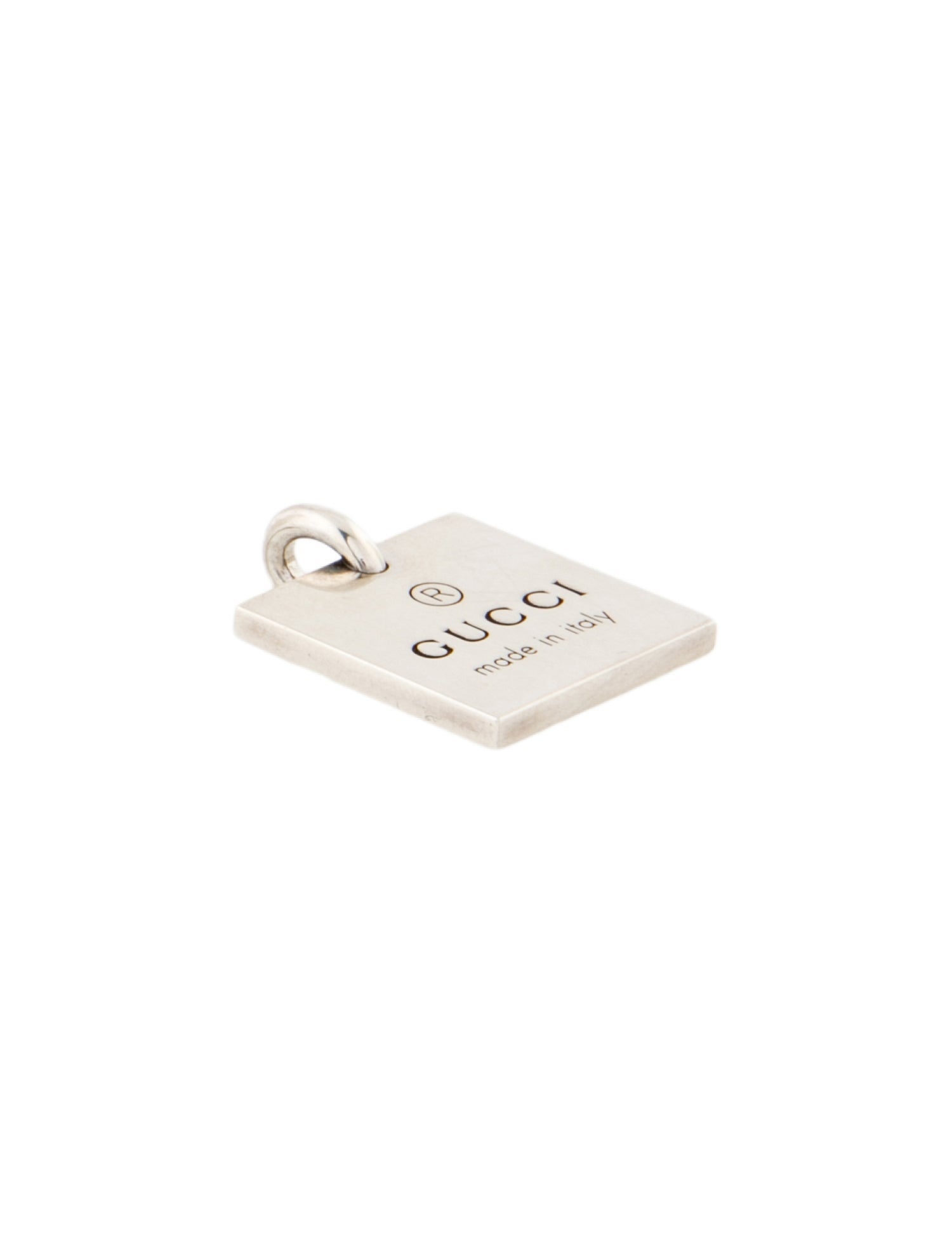 Gucci Trademark Square Pendant