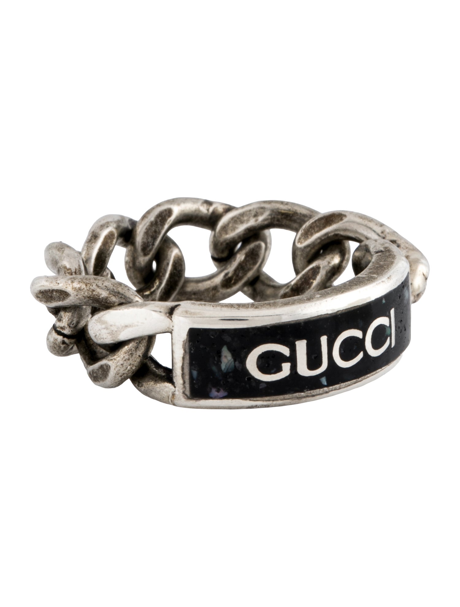 Gucci Resin Chain Ring