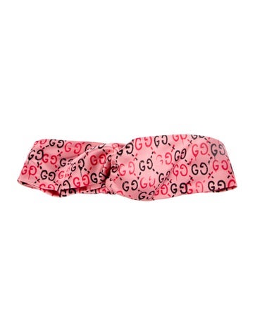 Pre-owned Gucci Womens Hair Band In Pink