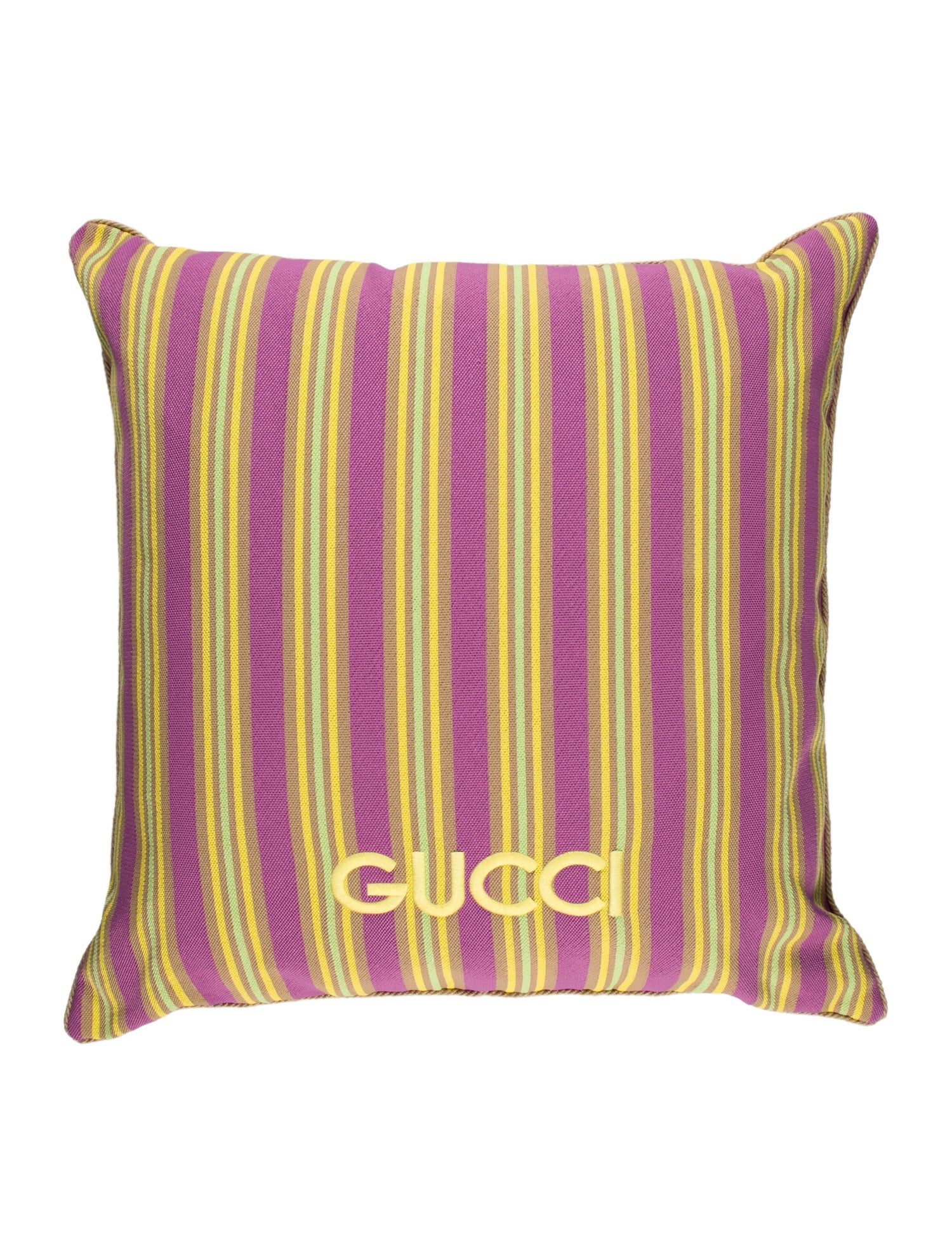 Gucci Canvas Throw Pillow