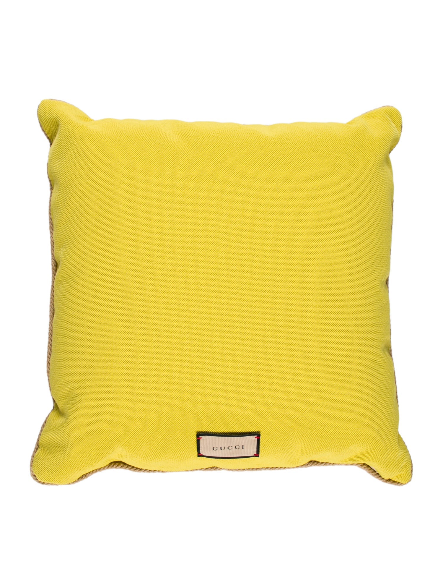 Gucci Canvas Throw Pillow